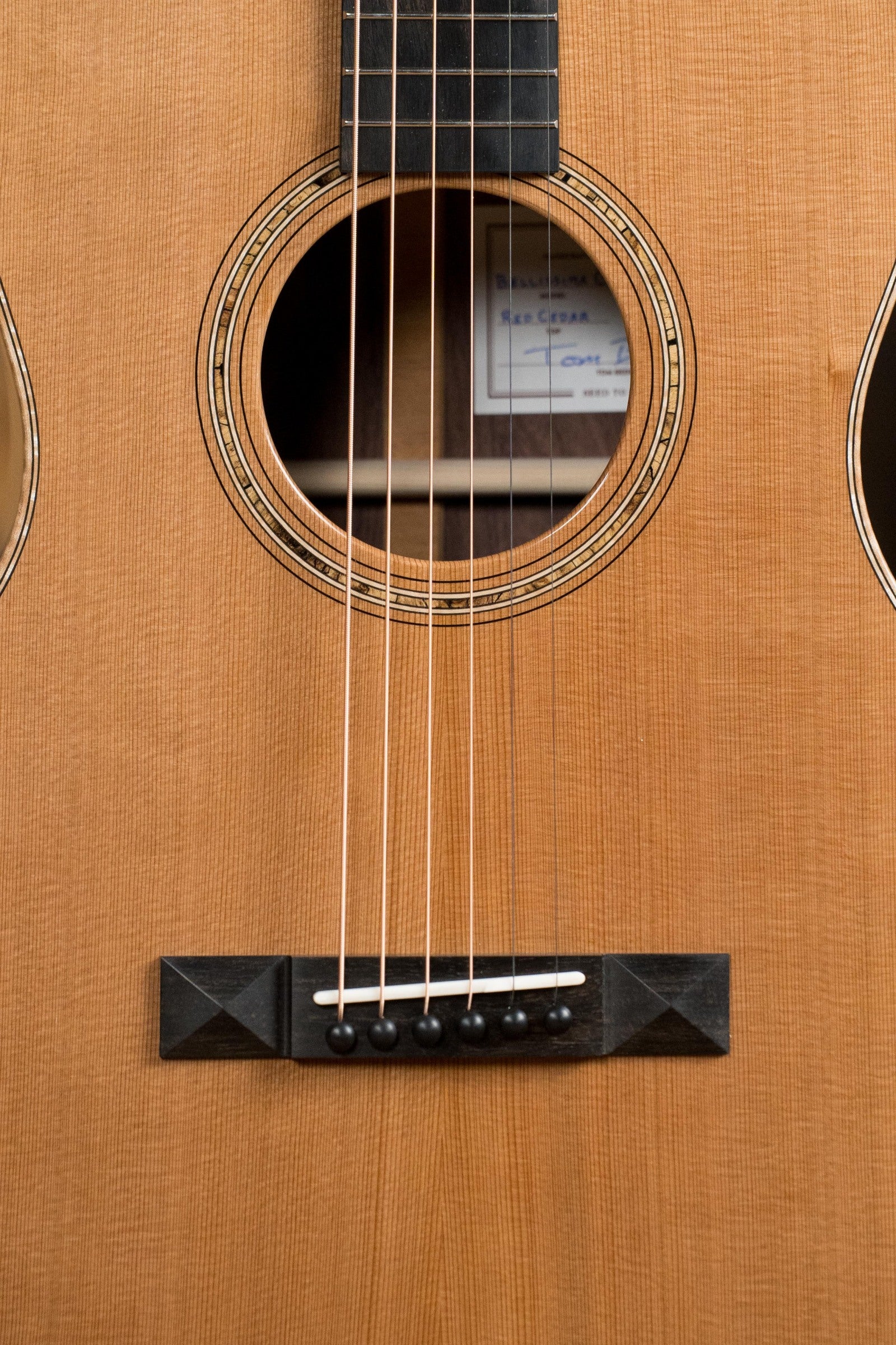 Bedell Angelica Bellissima Red Cedar/Rosewood Parlor Guitar w/K&K Pure Mini Pickup #4006