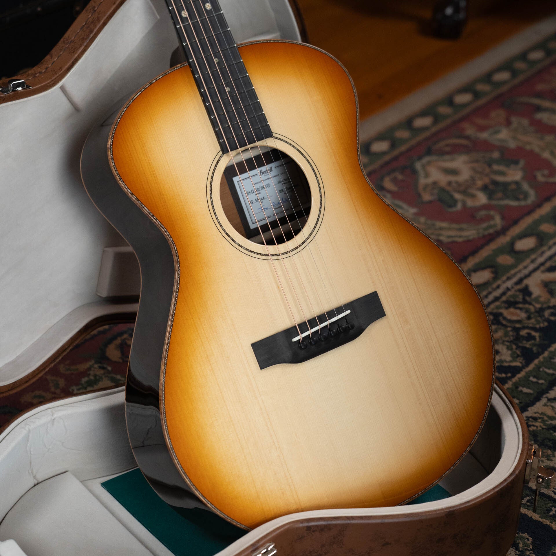 Bedell Bahia Limited Edition 2025 NAMM Launch Adirondack/Brazilian Rosewood OM Acoustic Guitar #4014