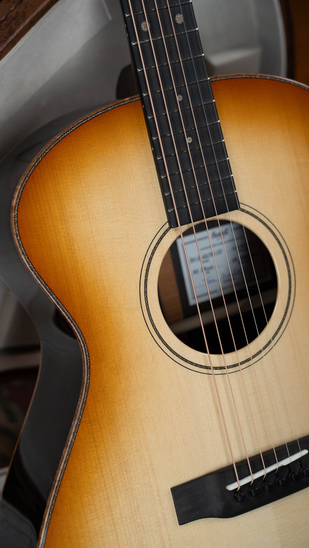 Bedell Bahia Limited Edition 2025 NAMM Launch Adirondack/Brazilian Rosewood OM Acoustic Guitar #4014