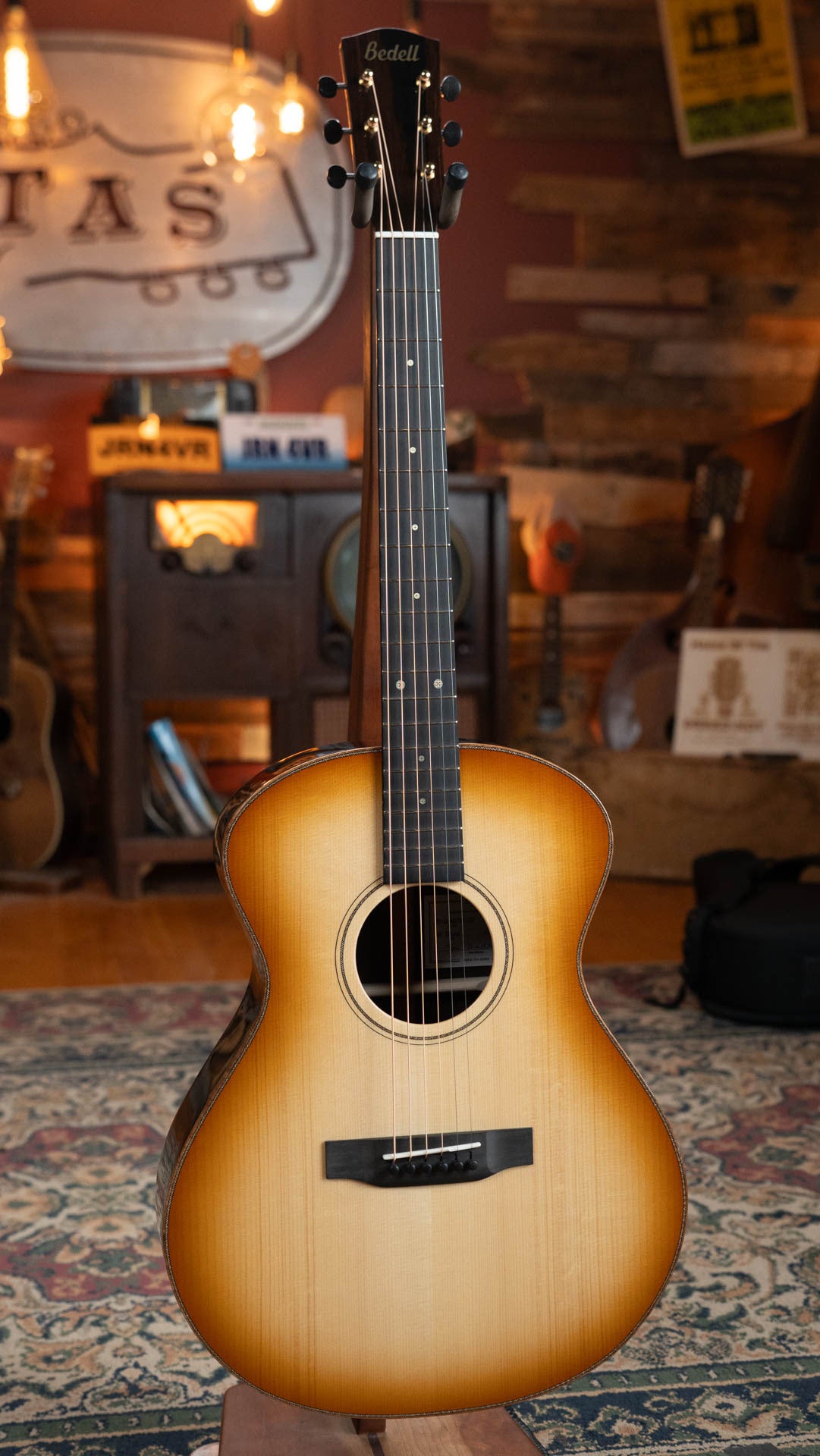 Bedell Bahia Limited Edition 2025 NAMM Launch Adirondack/Brazilian Rosewood OM Acoustic Guitar #4014