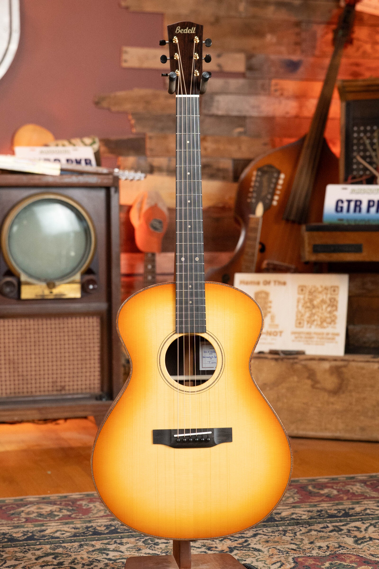 Bedell Bahia Limited Edition 2025 NAMM Launch Adirondack/Brazilian Rosewood OM Acoustic Guitar #5002