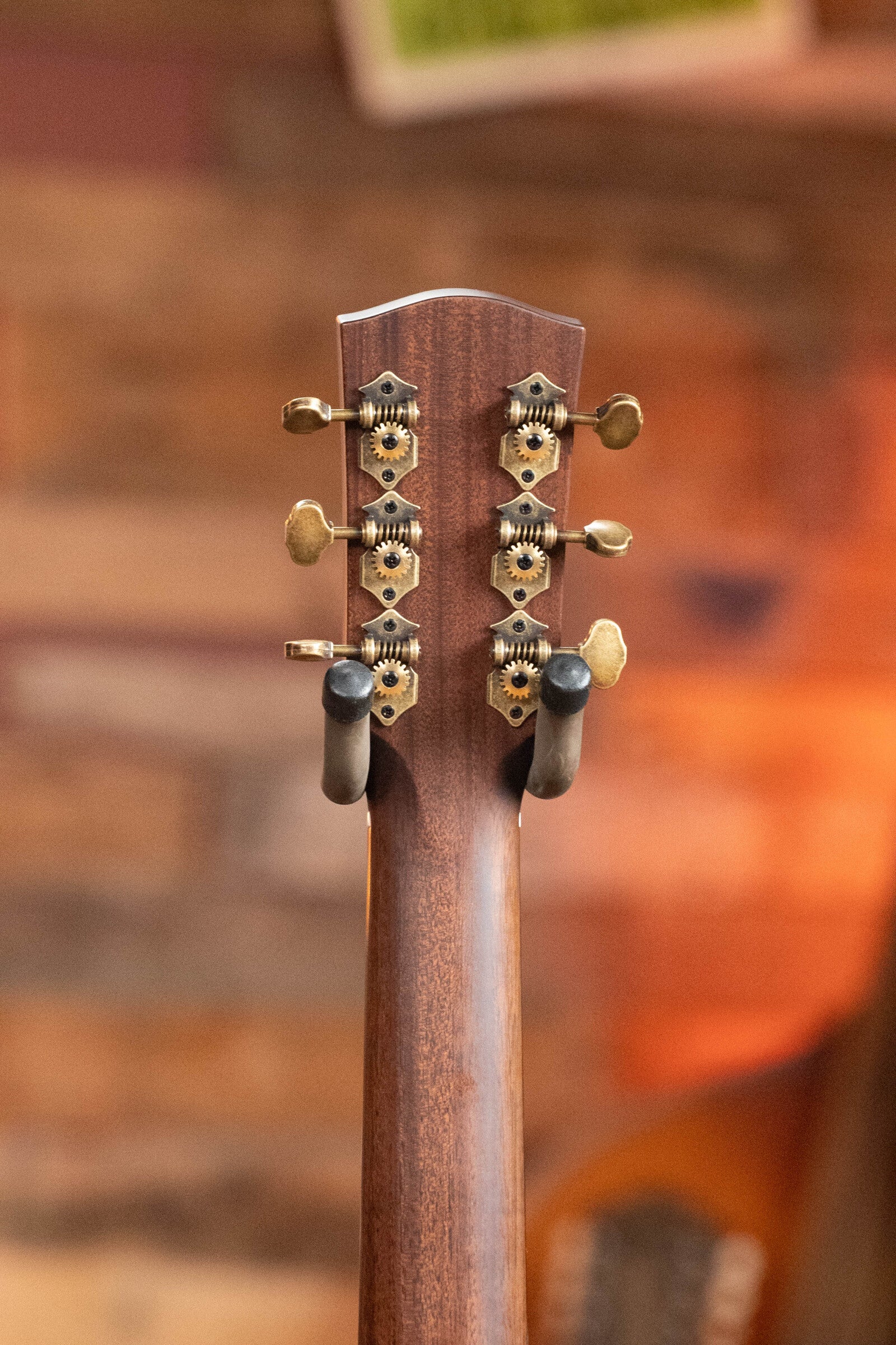 Bedell Classic Folk All Honduran Mahogany Antique Burst Orchestra Model Guitar w/Electronics #5009