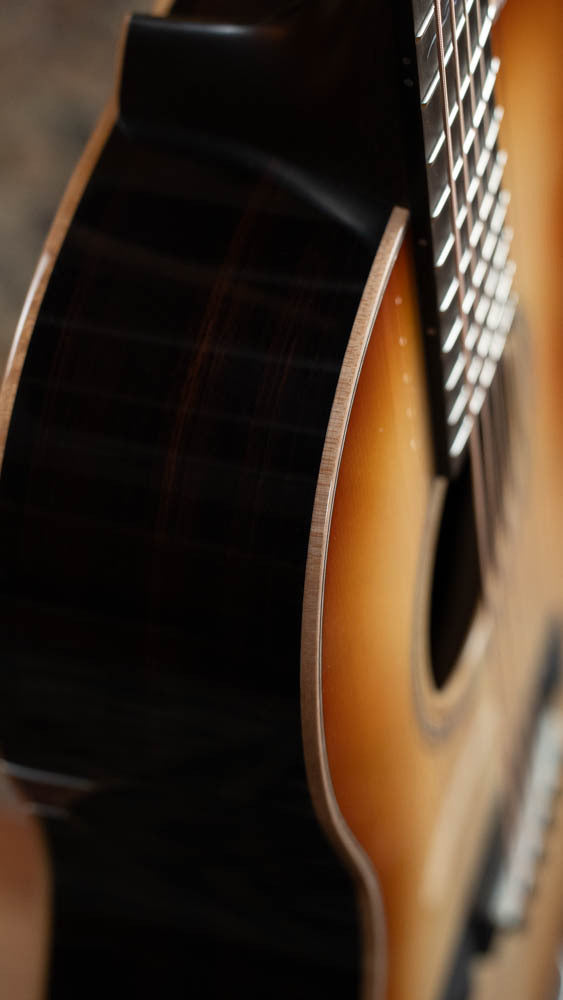 Bedell Special Edition Adirondack/Rosewood 14 Fret Tea-Burst Parlor Acoustic Guitar w/Wide Nut #4018