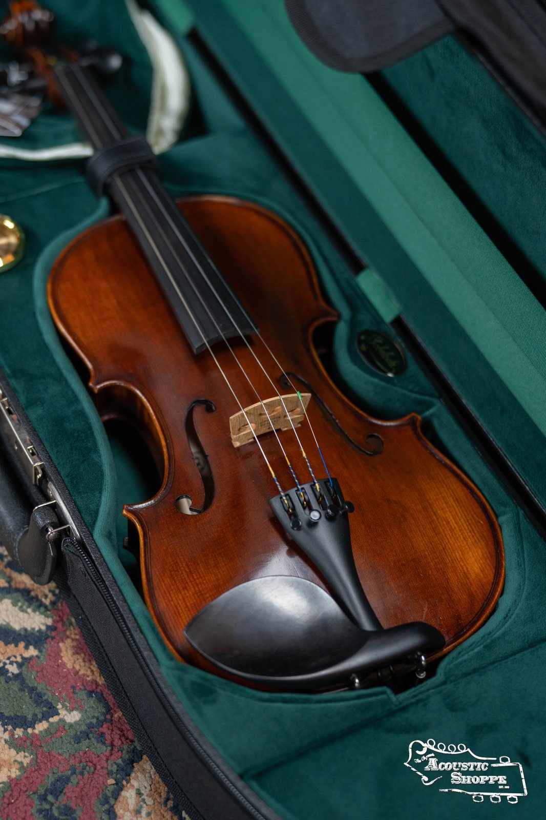 Bobelock Moon VN Velvet Green 4/4 Fiddle Case B1047VS-1-BKG