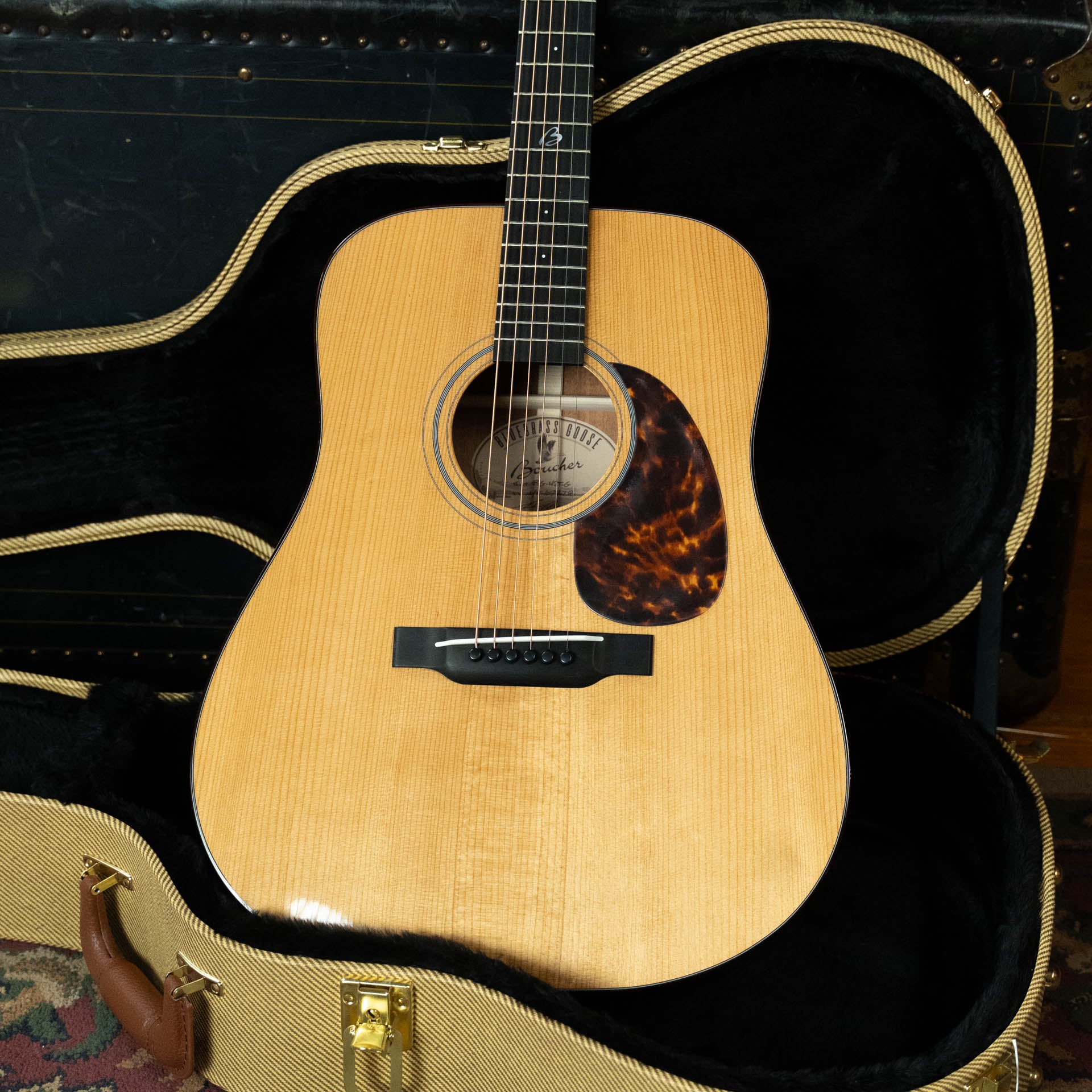 Boucher BG-42T-G Torrefied Adirondack/Torrefied Mahogany Bluegrass Goose Gold Pack Dreadnought Acoustic Guitar #1077