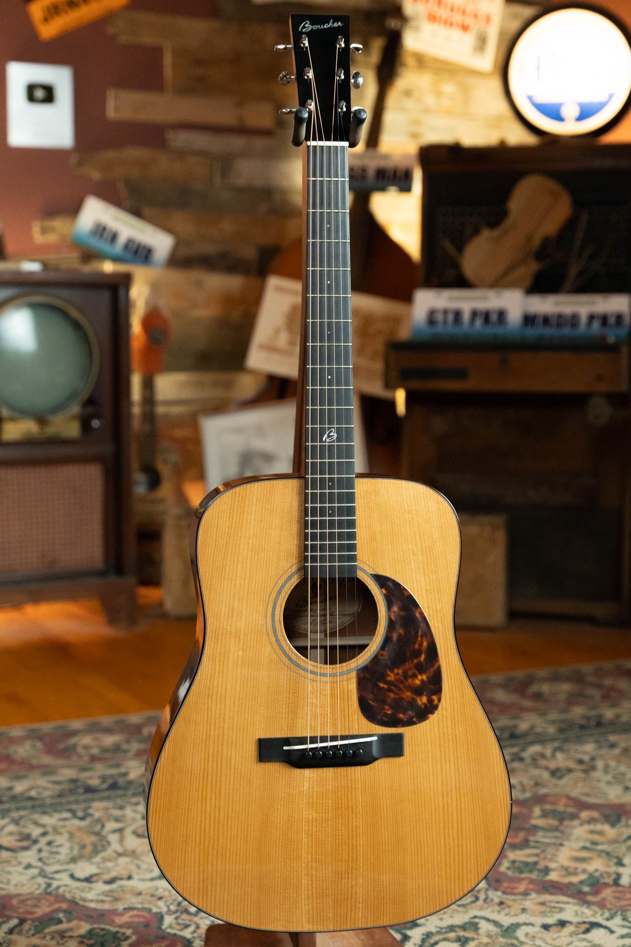 Boucher BG-42T-G Torrefied Adirondack/Torrefied Mahogany Bluegrass Goose Gold Pack Dreadnought Acoustic Guitar #1077
