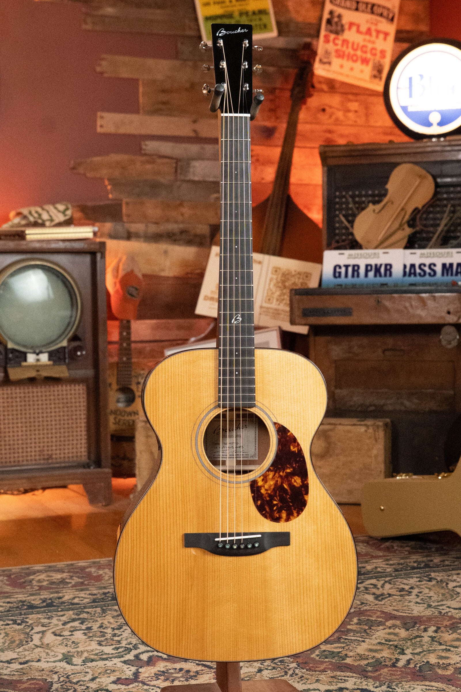 Boucher BG-41T-G Bluegrass Goose Series *ALL* Torrefied Adirondack/Mahogany OM Gold Pack Acoustic Guitar #1013
