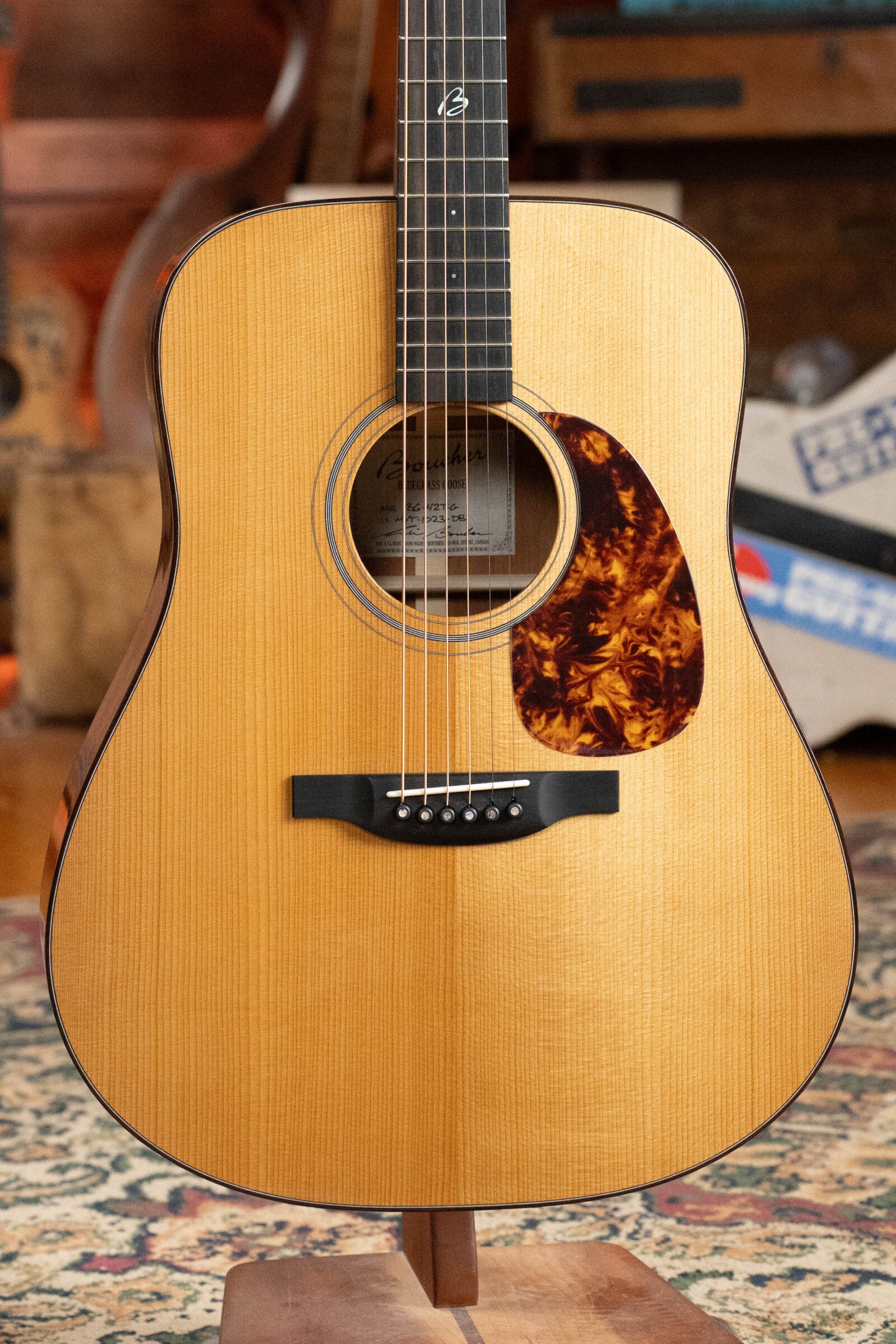 Boucher BG-42T-G Bluegrass Goose Series *ALL* Torrefied Master Grade Adirondack/Mahogany Dreadnought Gold Pack Acoustic Guitar #1023