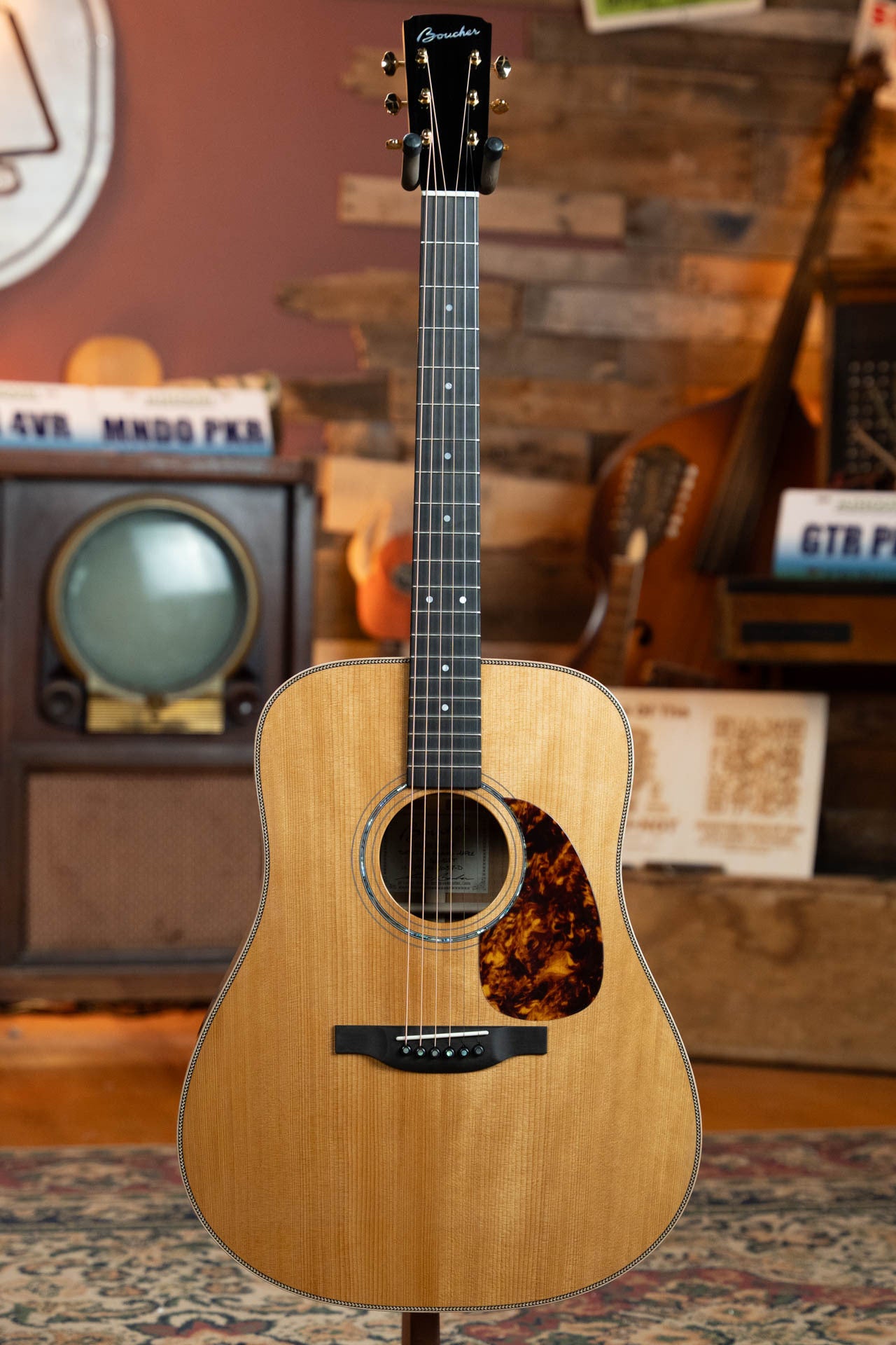 Boucher GR-SG-162T Grande Reserve Torrefied Red Spruce/Flamed Maple Dreadnought Acoustic Guitar #1037