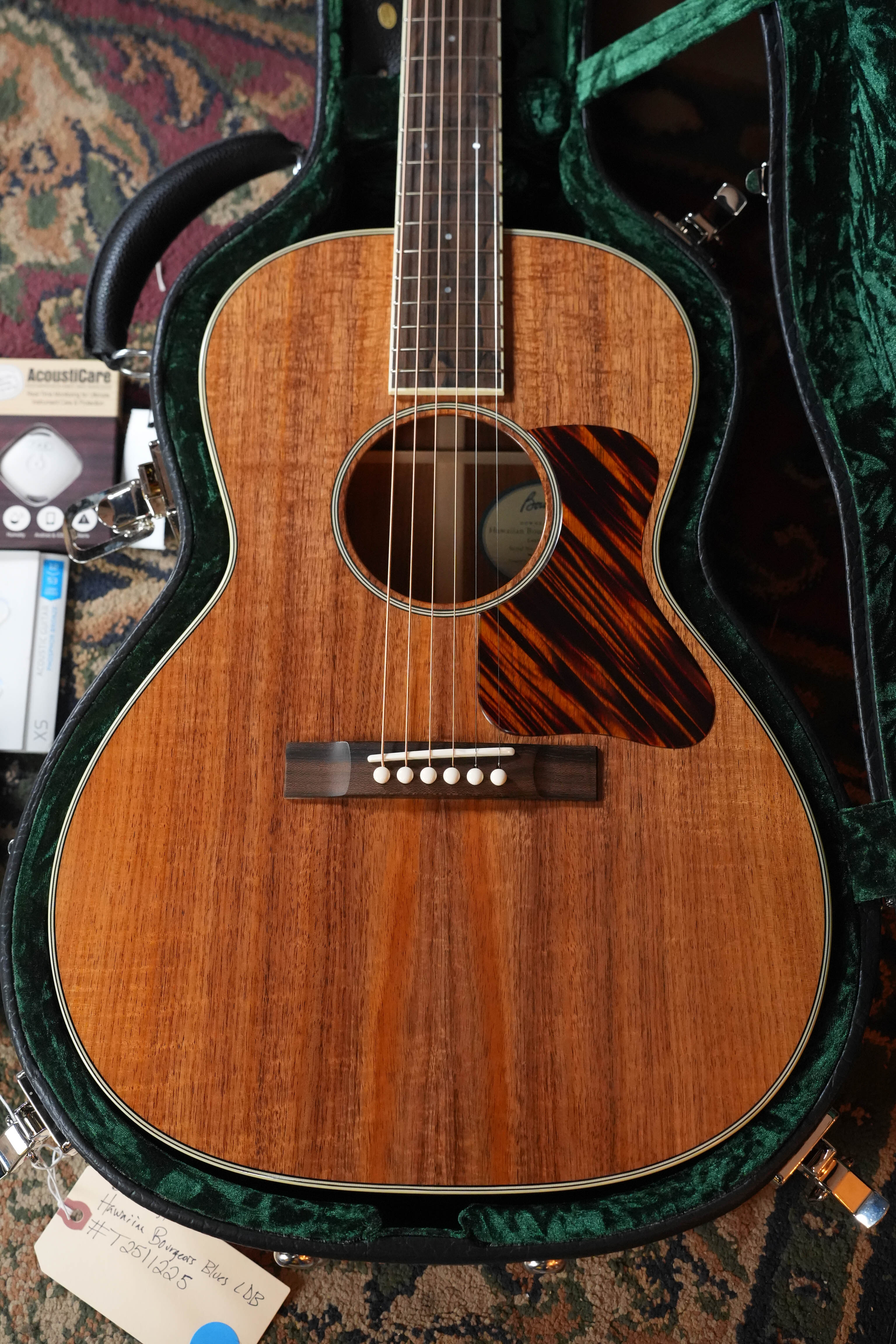 Bourgeois 2026 Launch Downeast Hawaiian Blues Series All Koa LDB Acoustic Guitar #1225
