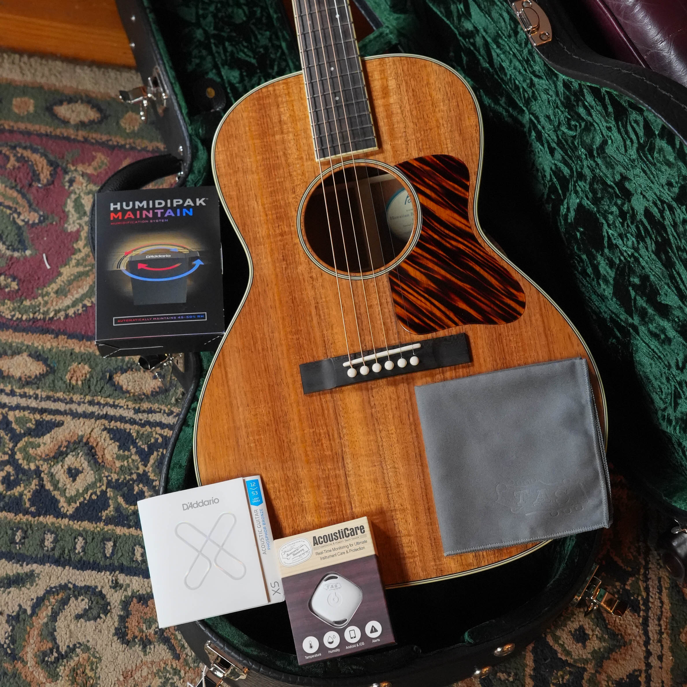 Bourgeois 2026 Launch Downeast Hawaiian Blues Series All Koa LDB Acoustic Guitar #1226