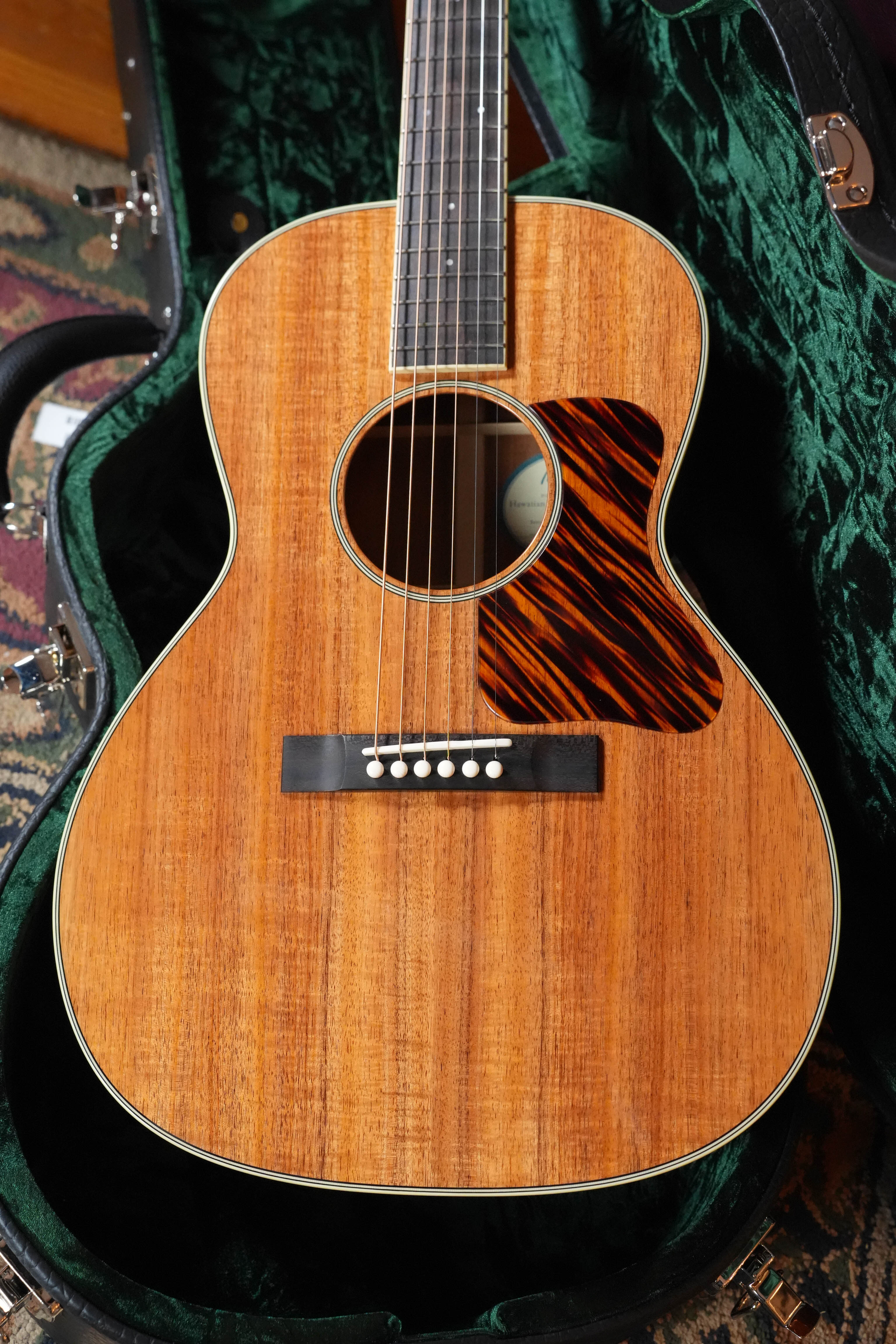 Bourgeois 2026 Launch Downeast Hawaiian Blues Series All Koa LDB Acoustic Guitar #1226