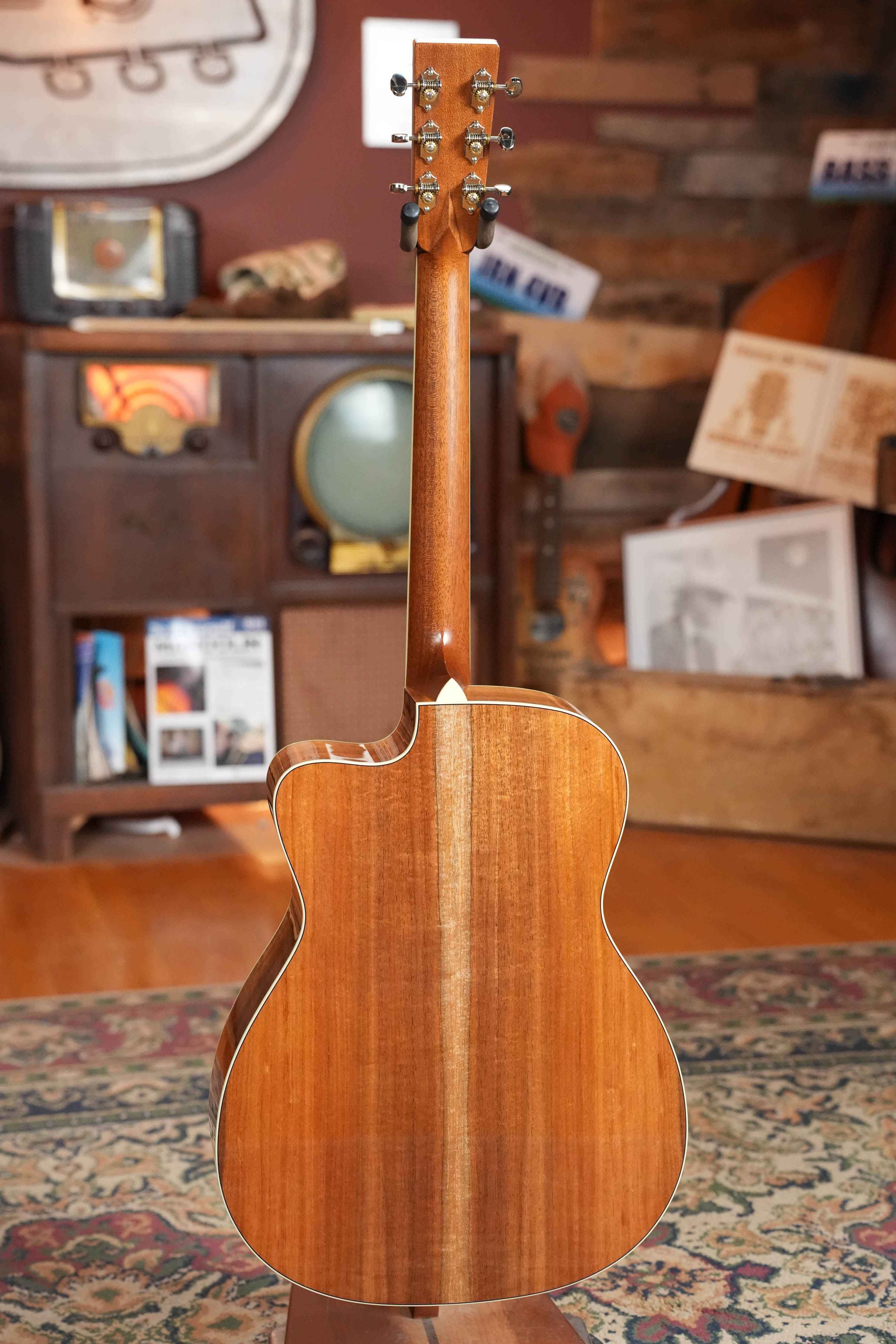 Bourgeois 2026 Launch Downeast Hawaiian Series All Koa Grand Auditorium Cutaway Acoustic Guitar #1283