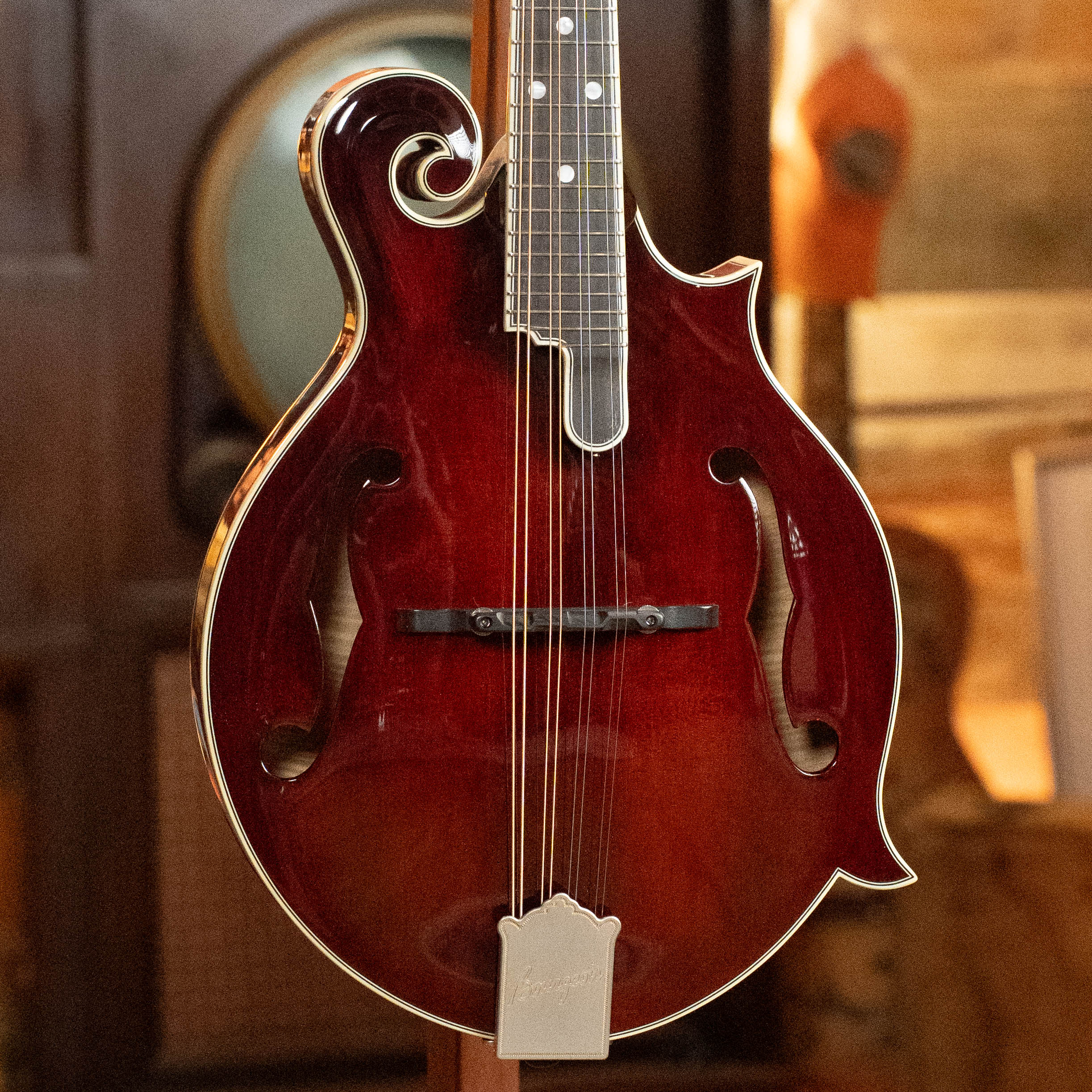 *Pre-Order Deposit ONLY* Bourgeois M5-F-CR Aged-Tone Adirondack/Maple Cordovan Red F-Style Mandolin