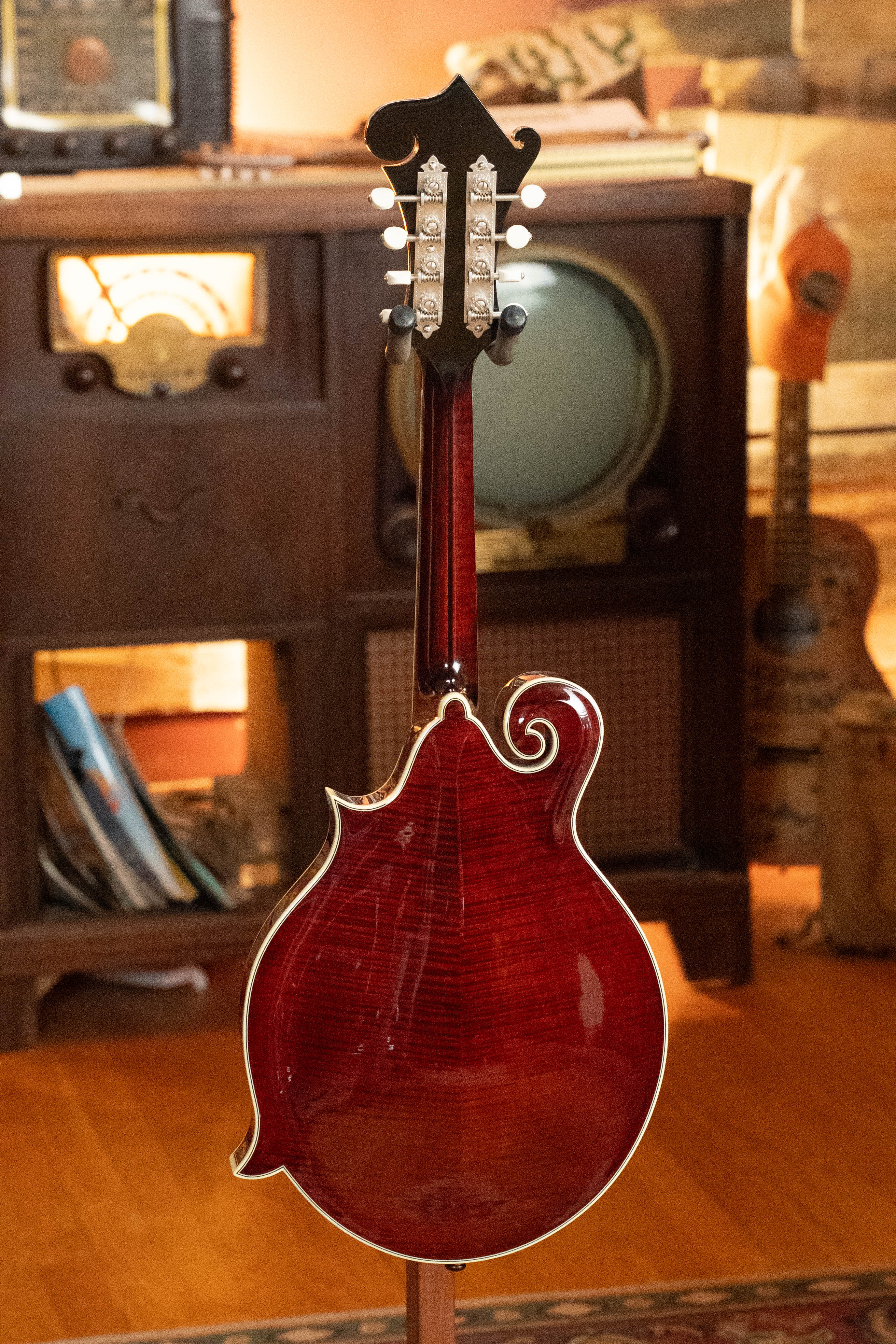 *Pre-Order Deposit ONLY* Bourgeois M5-F-CR Aged-Tone Adirondack/Maple Cordovan Red F-Style Mandolin