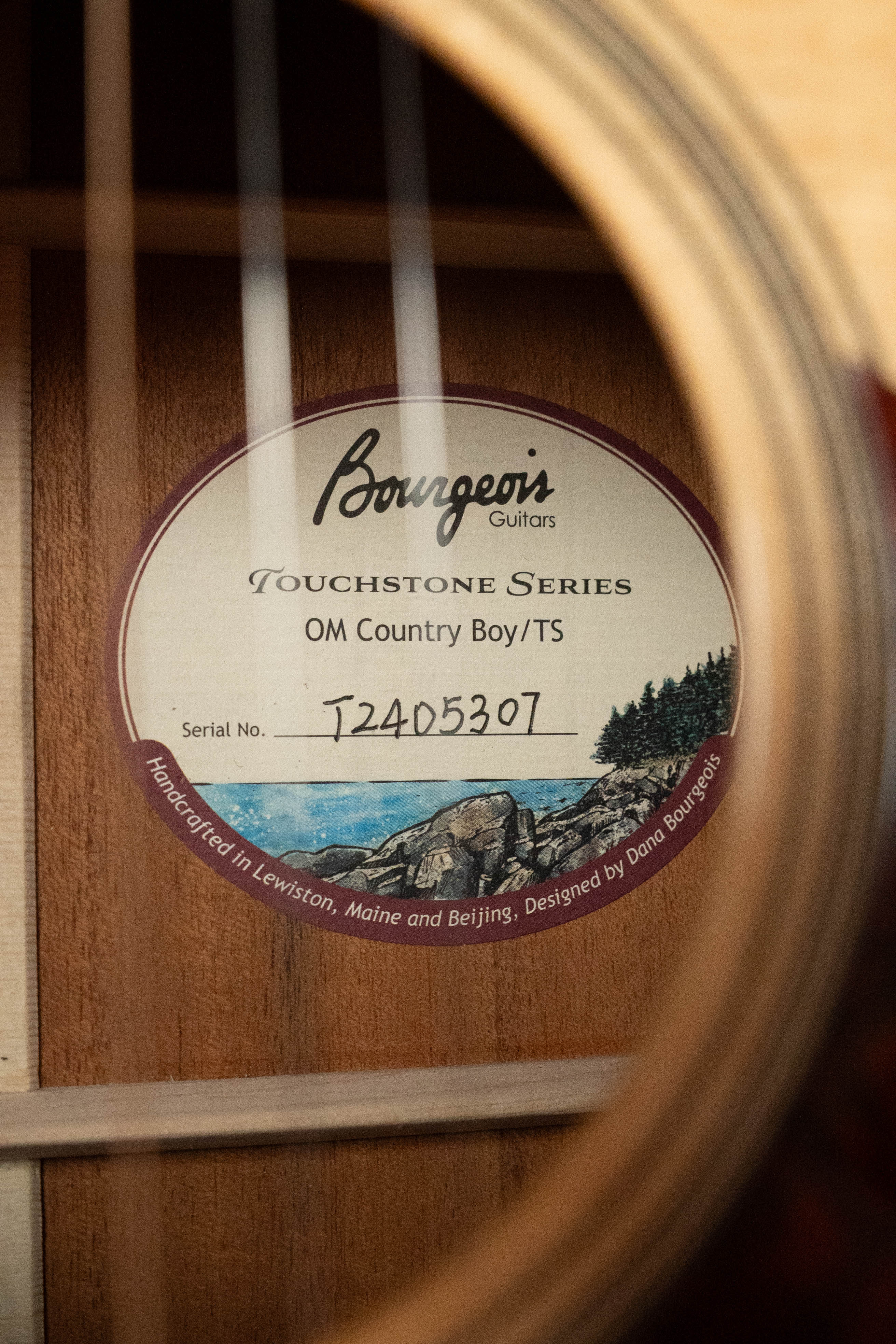 Bourgeois Country Boy Touchstone Series Sitka/Mahogany Orchestra Model Acoustic Guitar #5307