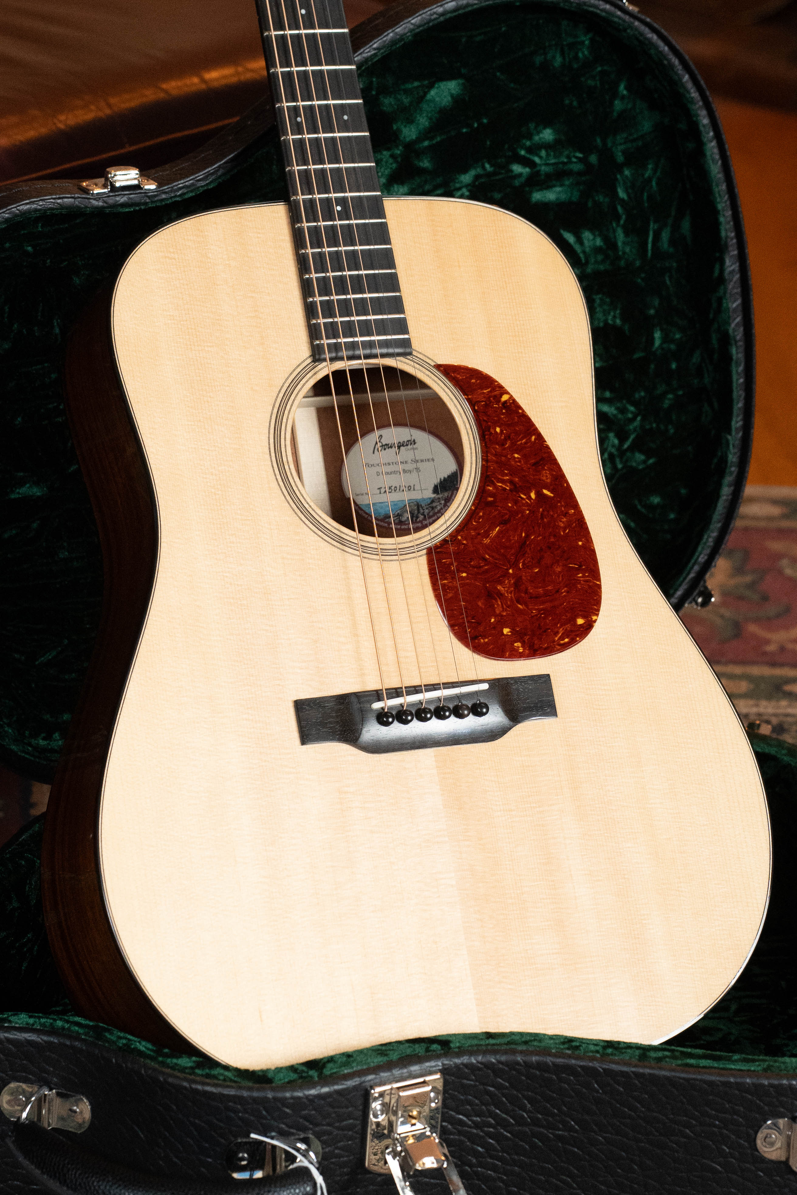 Bourgeois Country Boy Touchstone Series Torrefied Sitka/Mahogany Dreadnought Acoustic Guitar #1201