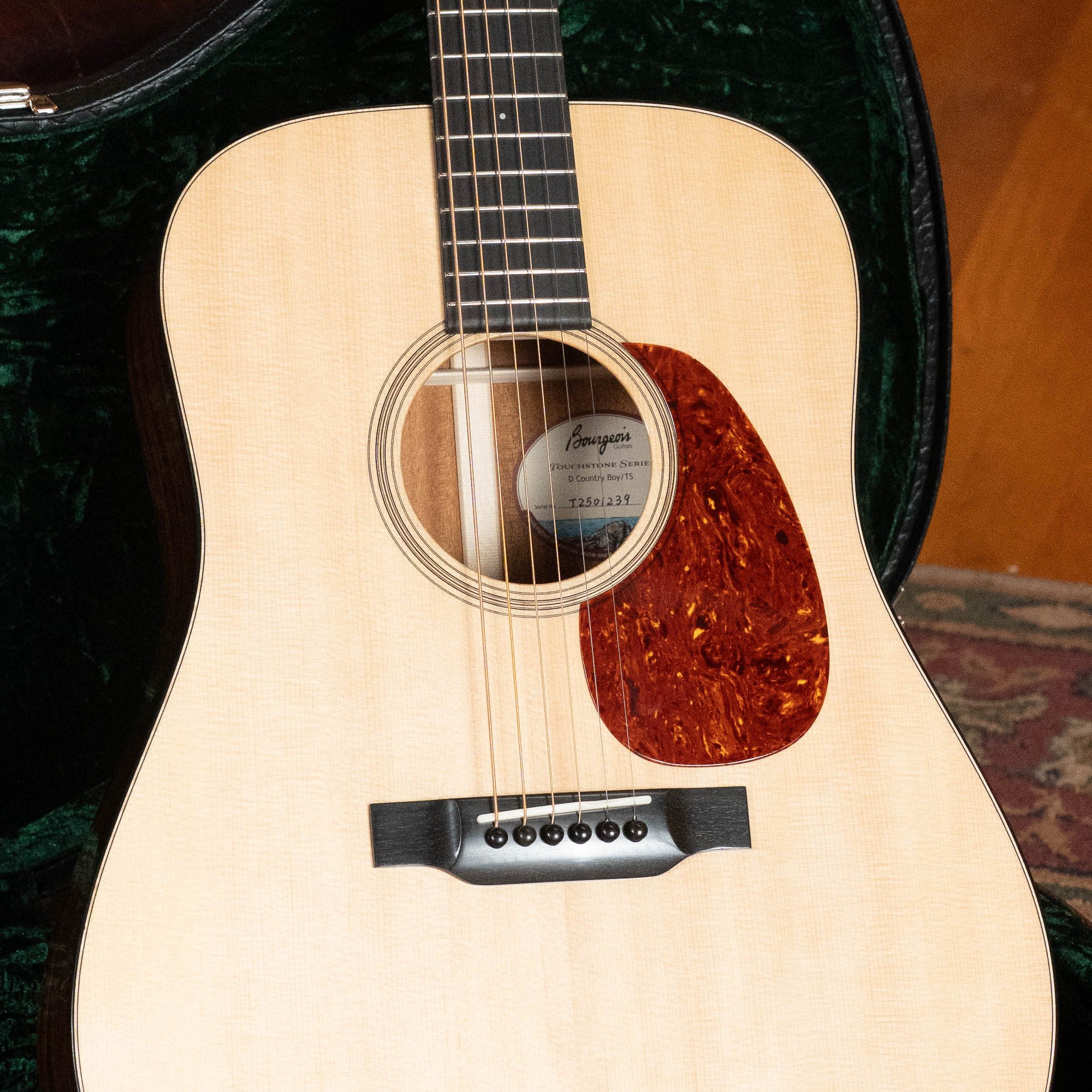 Bourgeois Country Boy Touchstone Series Torrefied Sitka/Mahogany Dreadnought Acoustic Guitar #1239