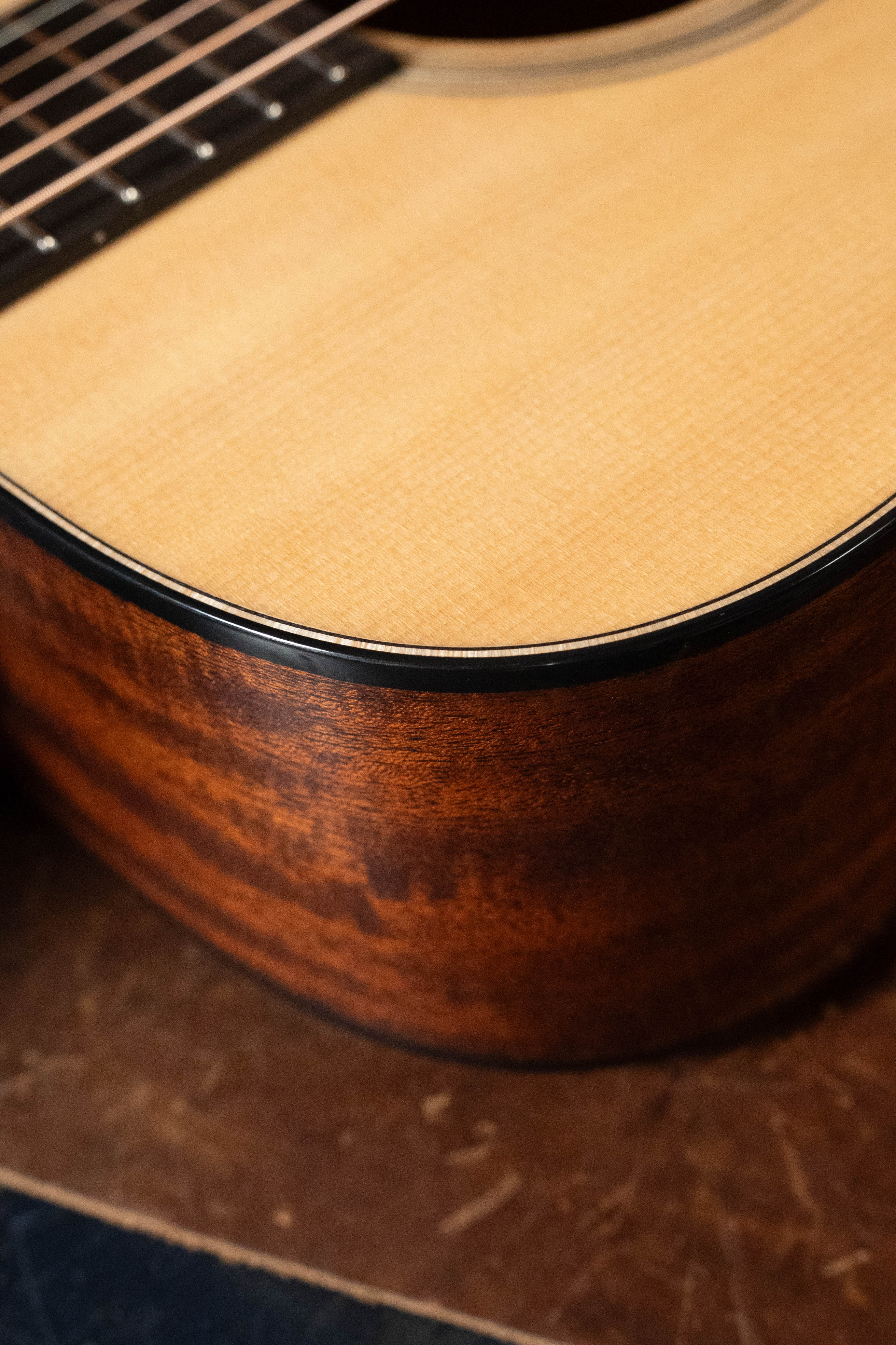 Bourgeois Country Boy Touchstone Series Torrefied Sitka/Mahogany Dreadnought Acoustic Guitar #1239