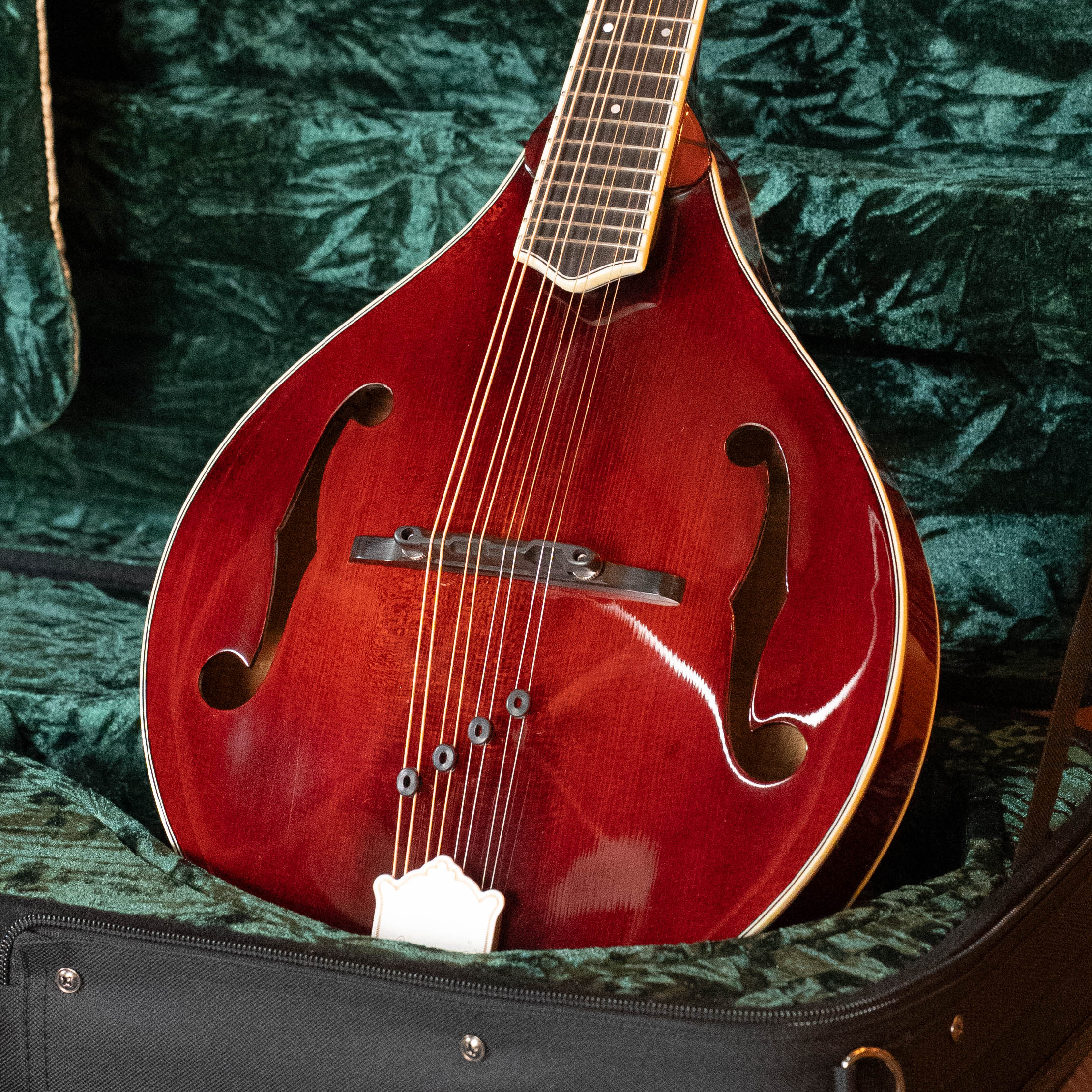 Bourgeois M5-A-CR Aged-Tone Adirondack/Maple Cordovan Red A-Style Mandolin #2120