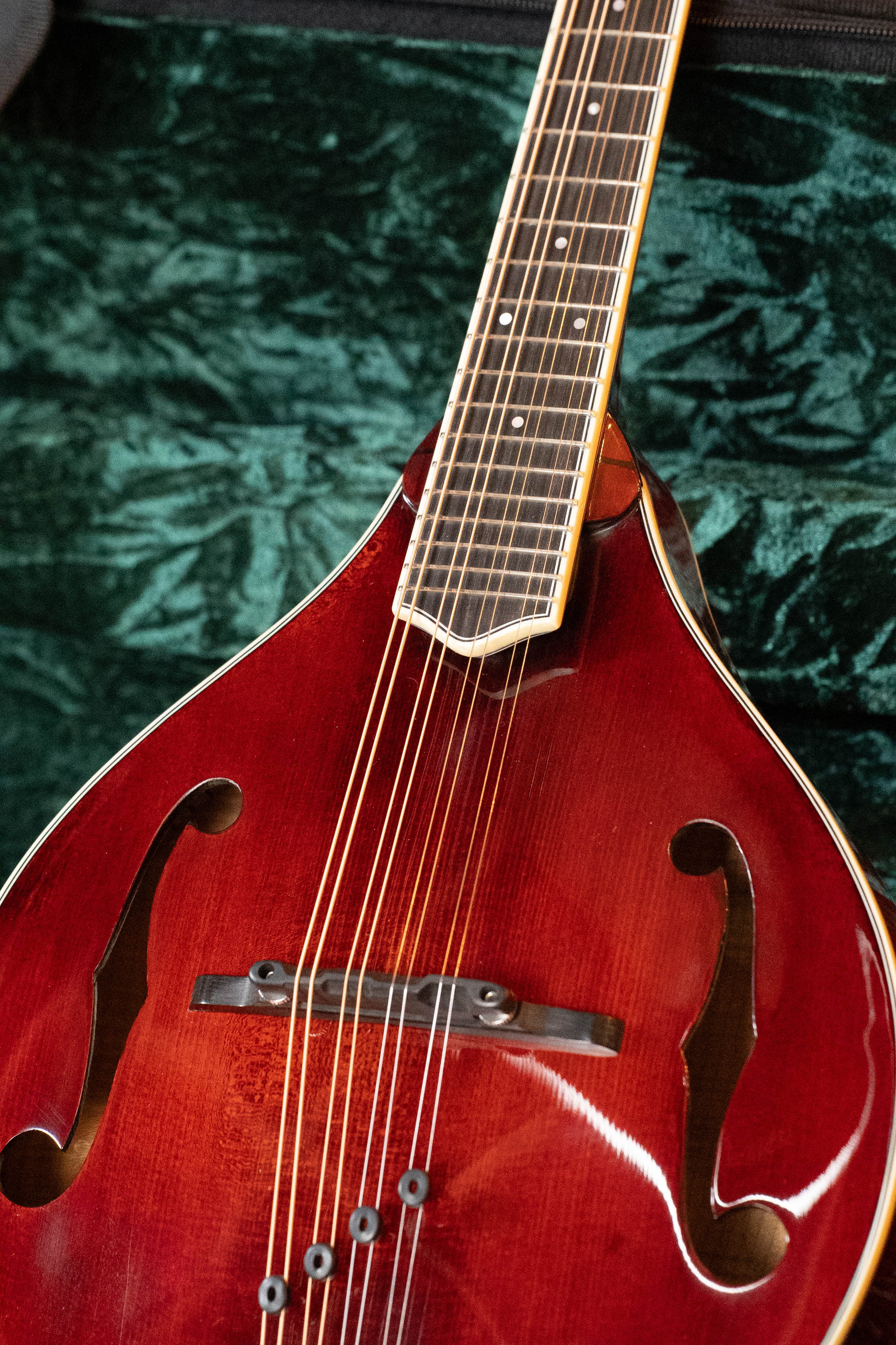 *TAS Exclusive* Bourgeois M5-A-CR Aged-Tone Adirondack/Maple Cordovan Red A-Style Mandolin #2120