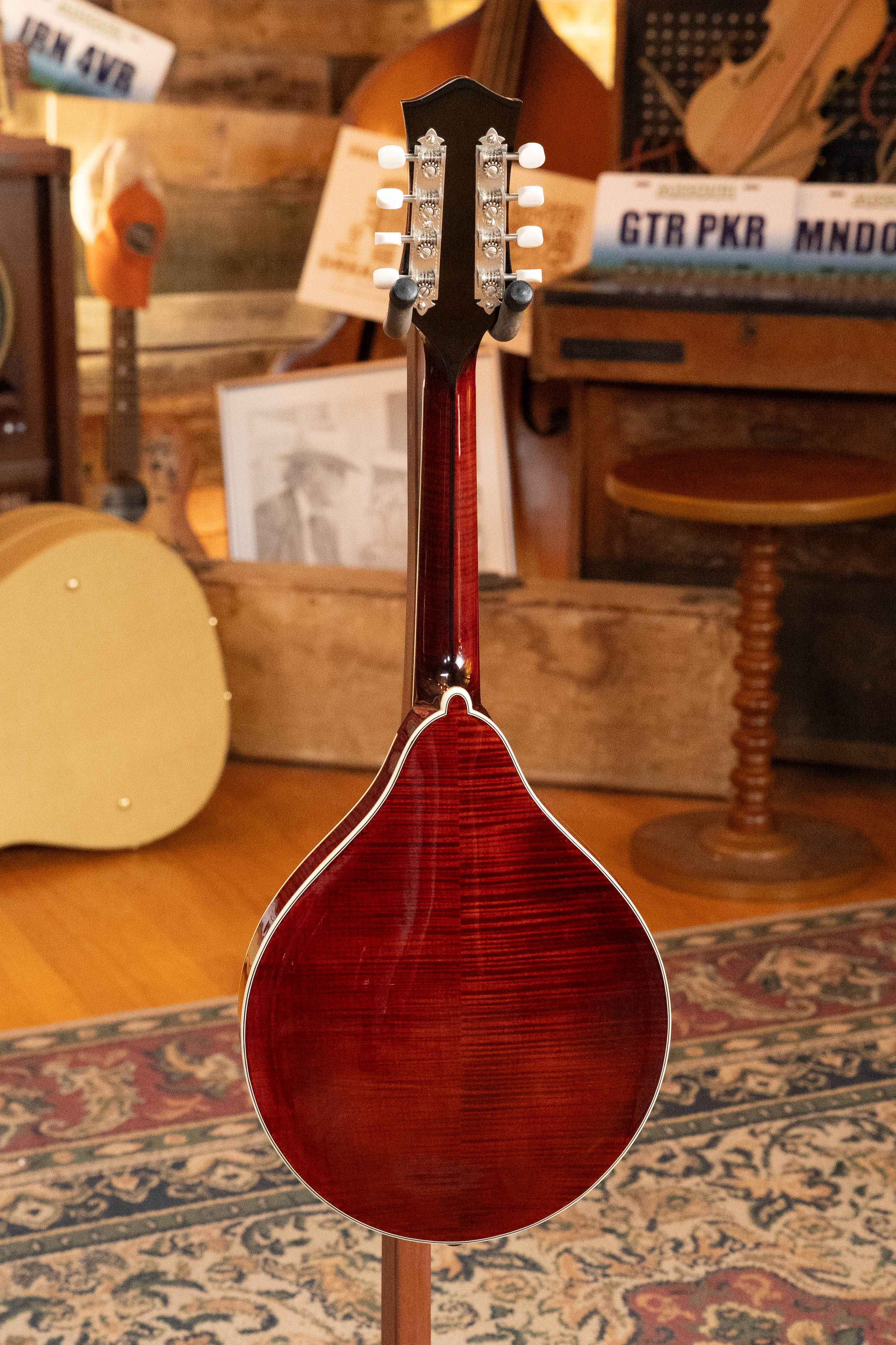 *TAS Exclusive* Bourgeois M5-A-CR Aged-Tone Adirondack/Maple Cordovan Red A-Style Mandolin #2120