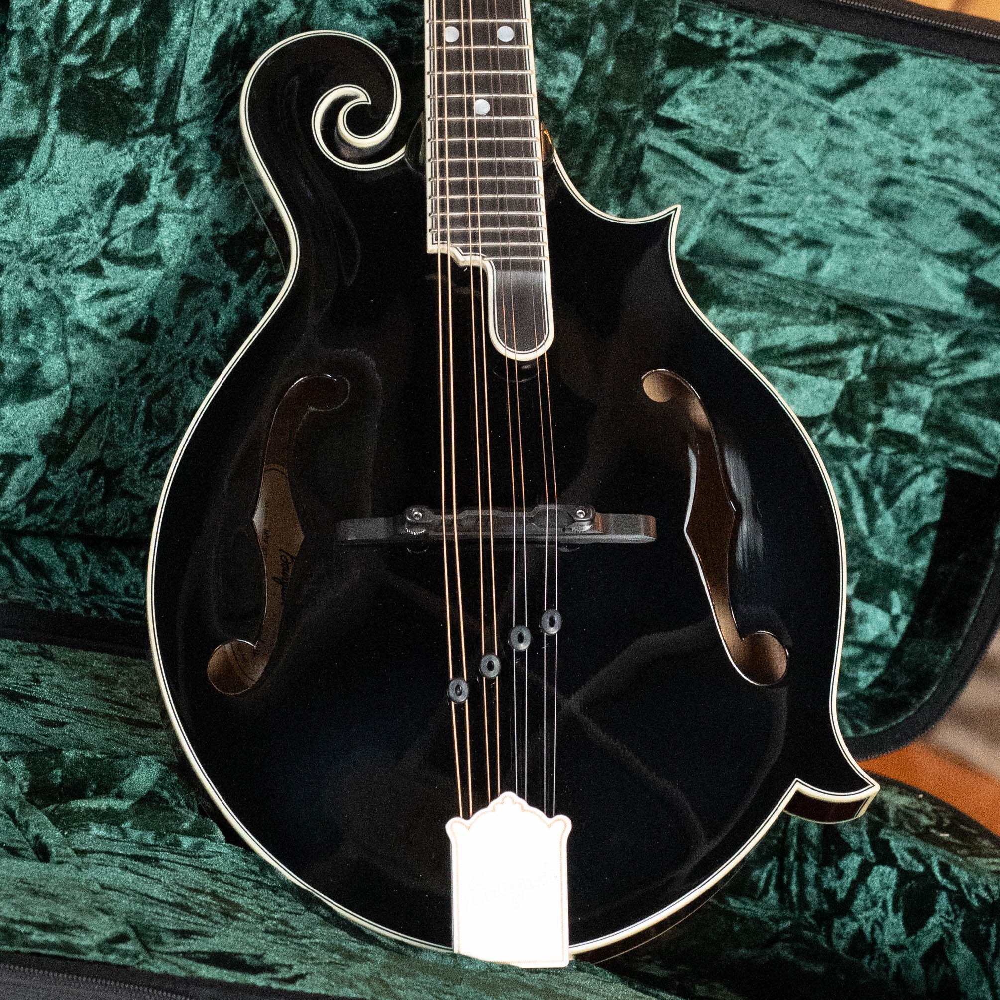 Bourgeois M5-F-BT Aged-Tone Adirondack/Maple Black Top F-Style Mandolin #6114