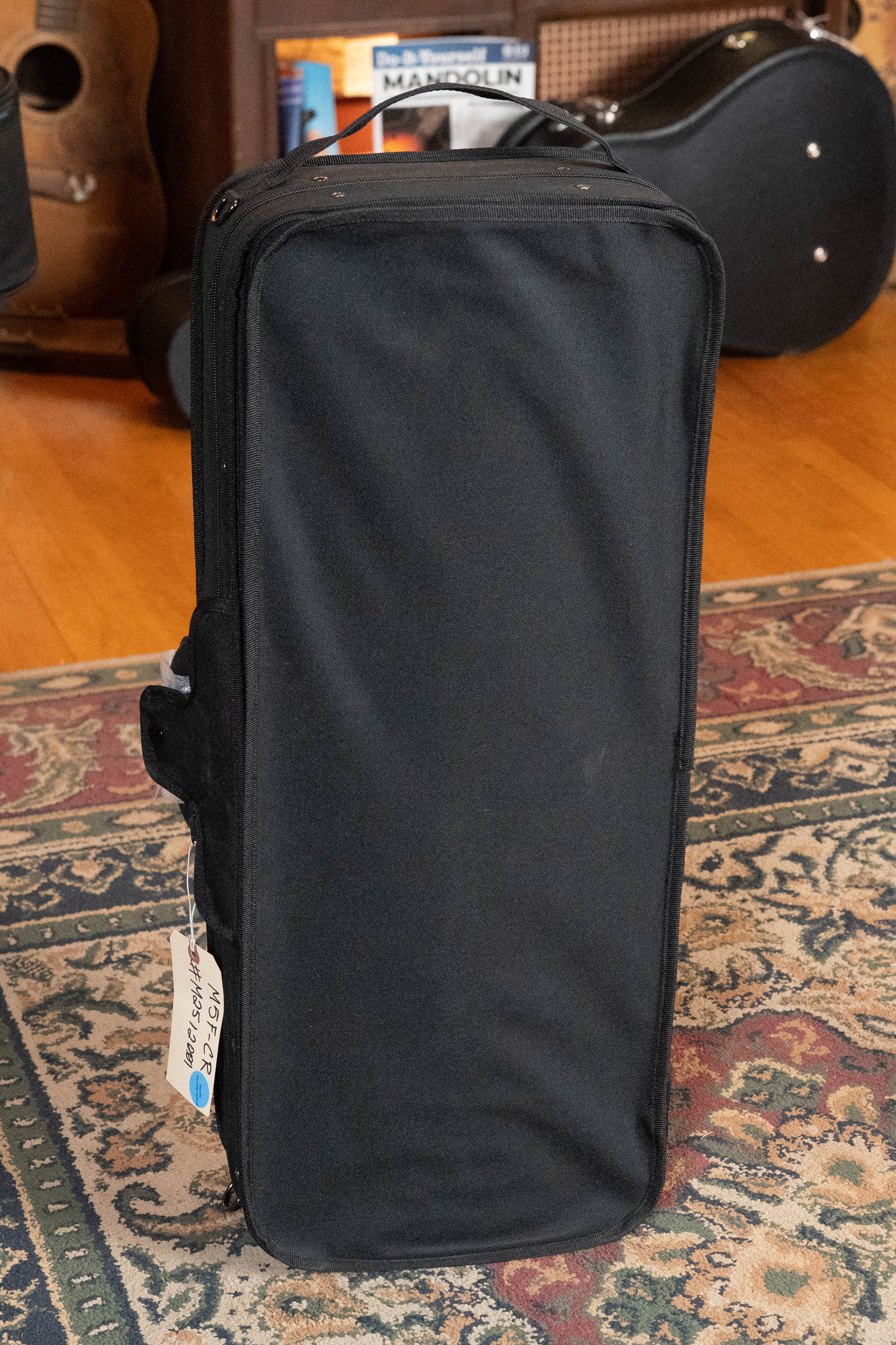 Bourgeois M5-F-CR Aged-Tone Adirondack/Maple Cordovan Red F-Style Mandolin #2001