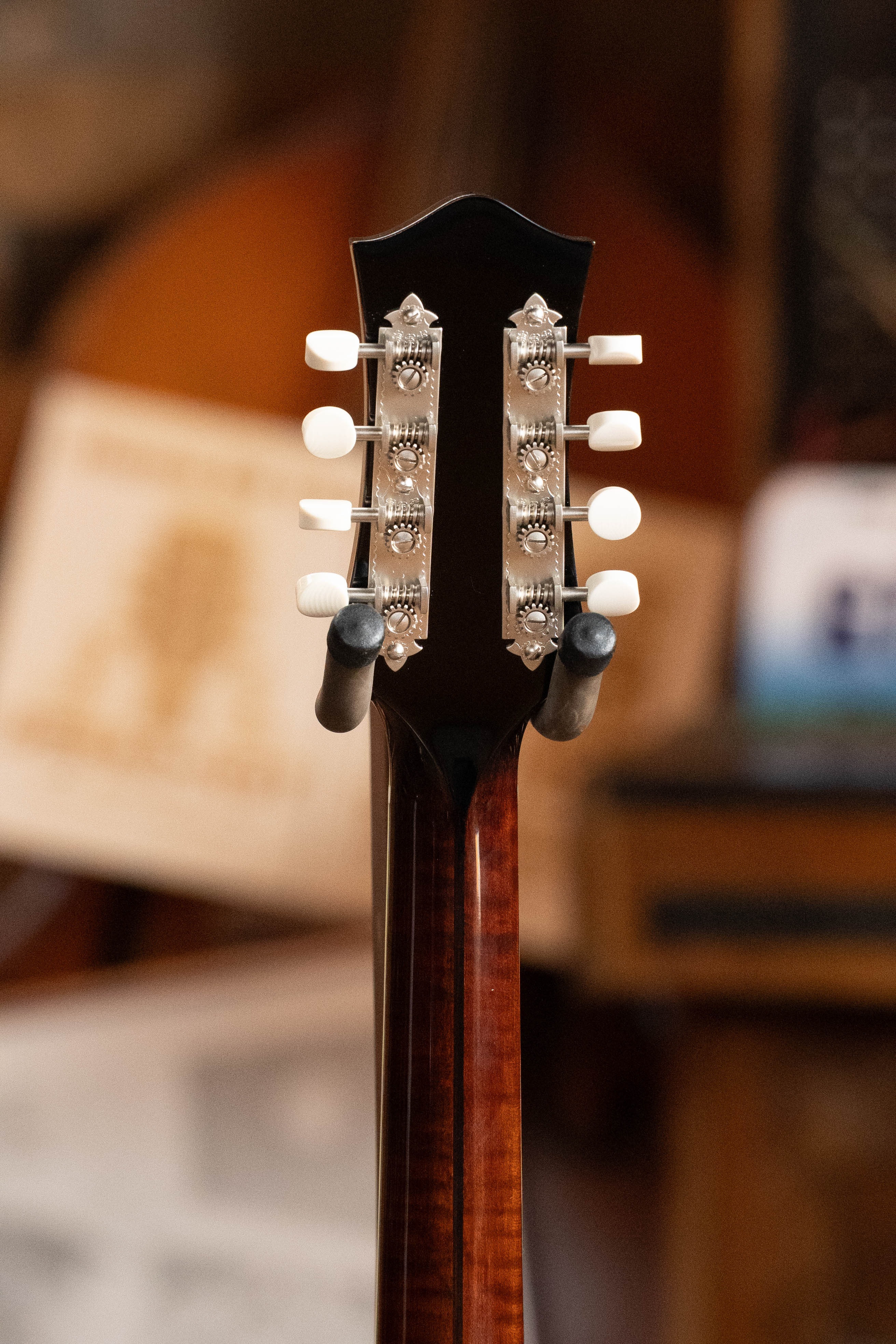 Bourgeois M5-O-BT Aged Tone Adirondack/European Curly Maple Black Octave Mandolin #9048