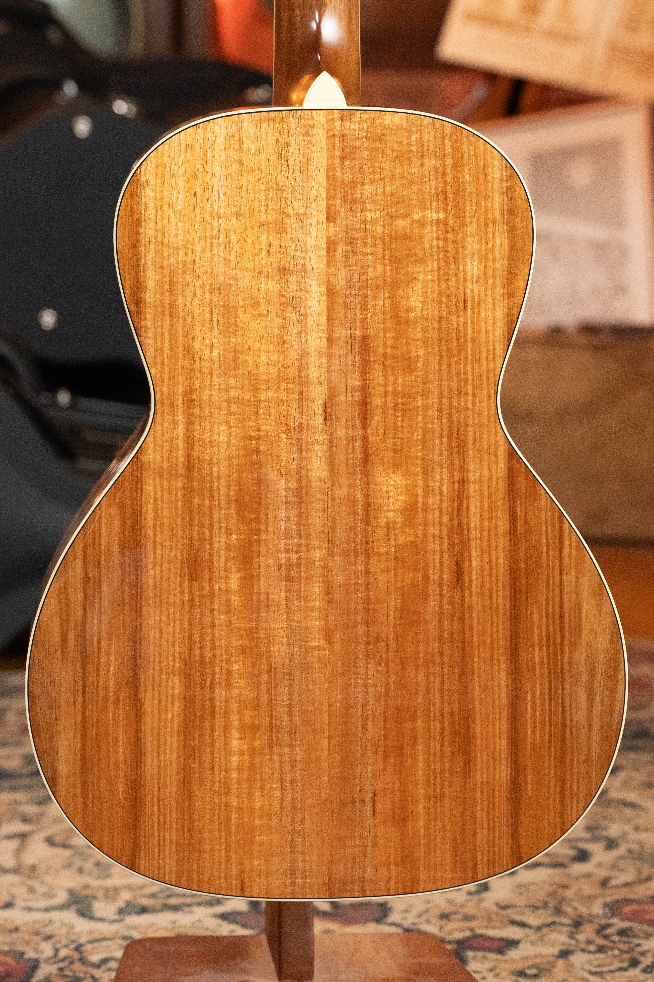 Bourgeois NAMM Launch Downeast Hawaiian Blues Series All Koa LDB Acoustic Guitar #1212
