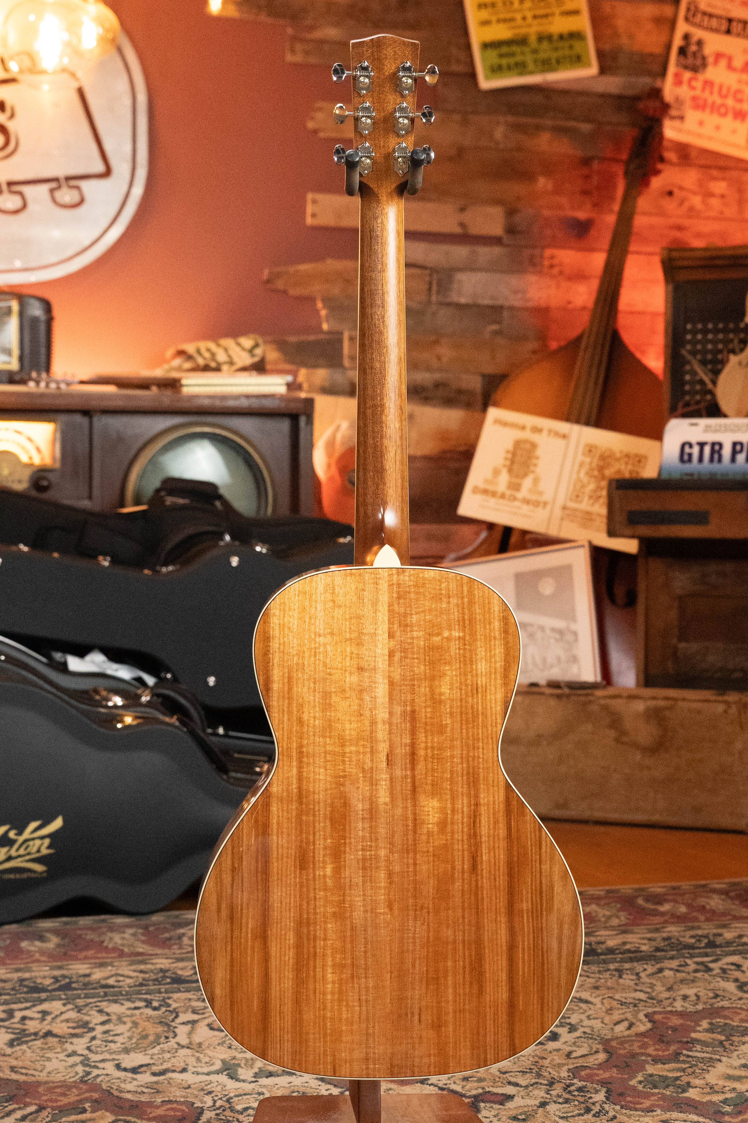 Bourgeois NAMM Launch Downeast Hawaiian Blues Series All Koa LDB Acoustic Guitar #1212