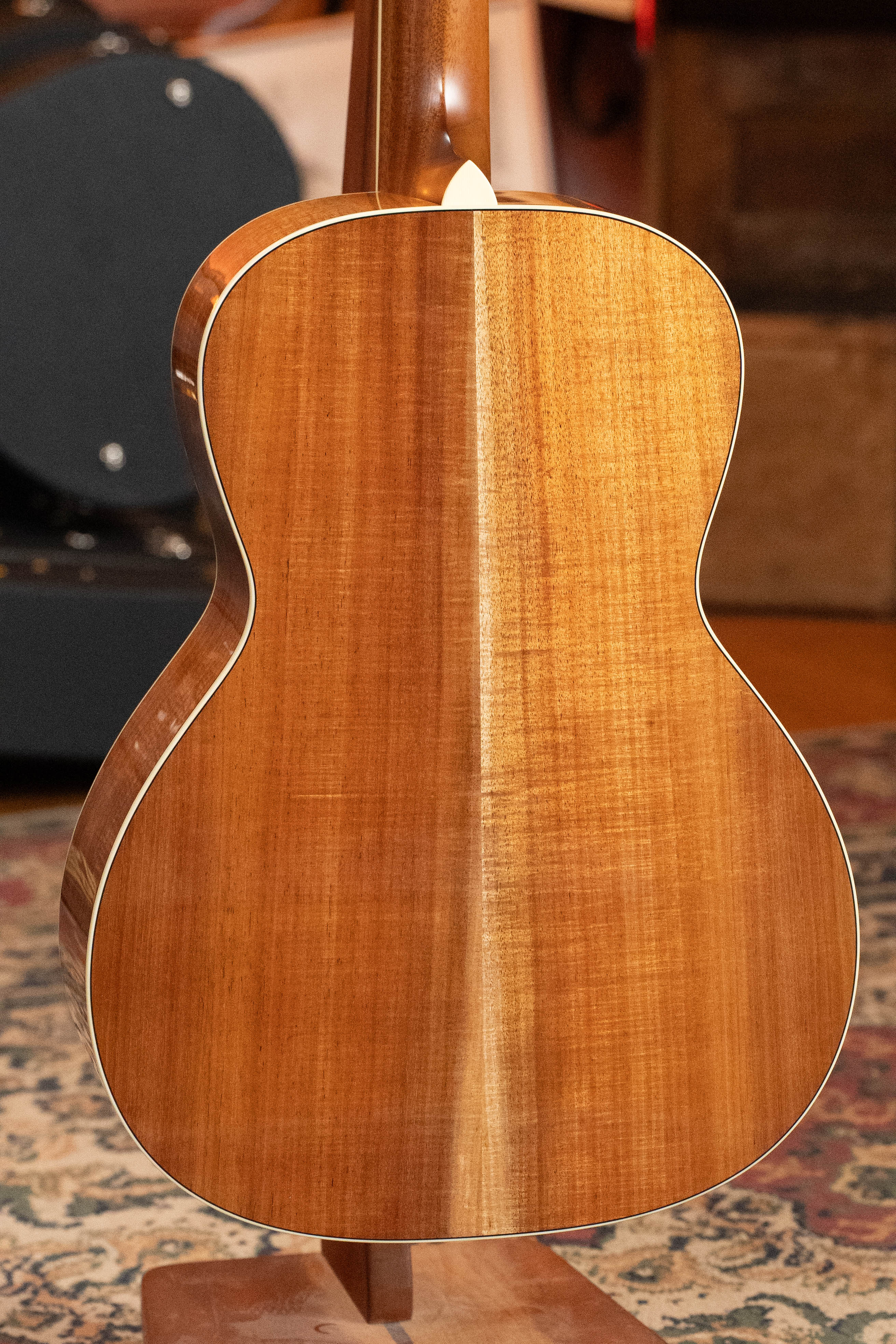 Bourgeois NAMM Launch Downeast Hawaiian Blues Series All Koa LDB Acoustic Guitar #1218