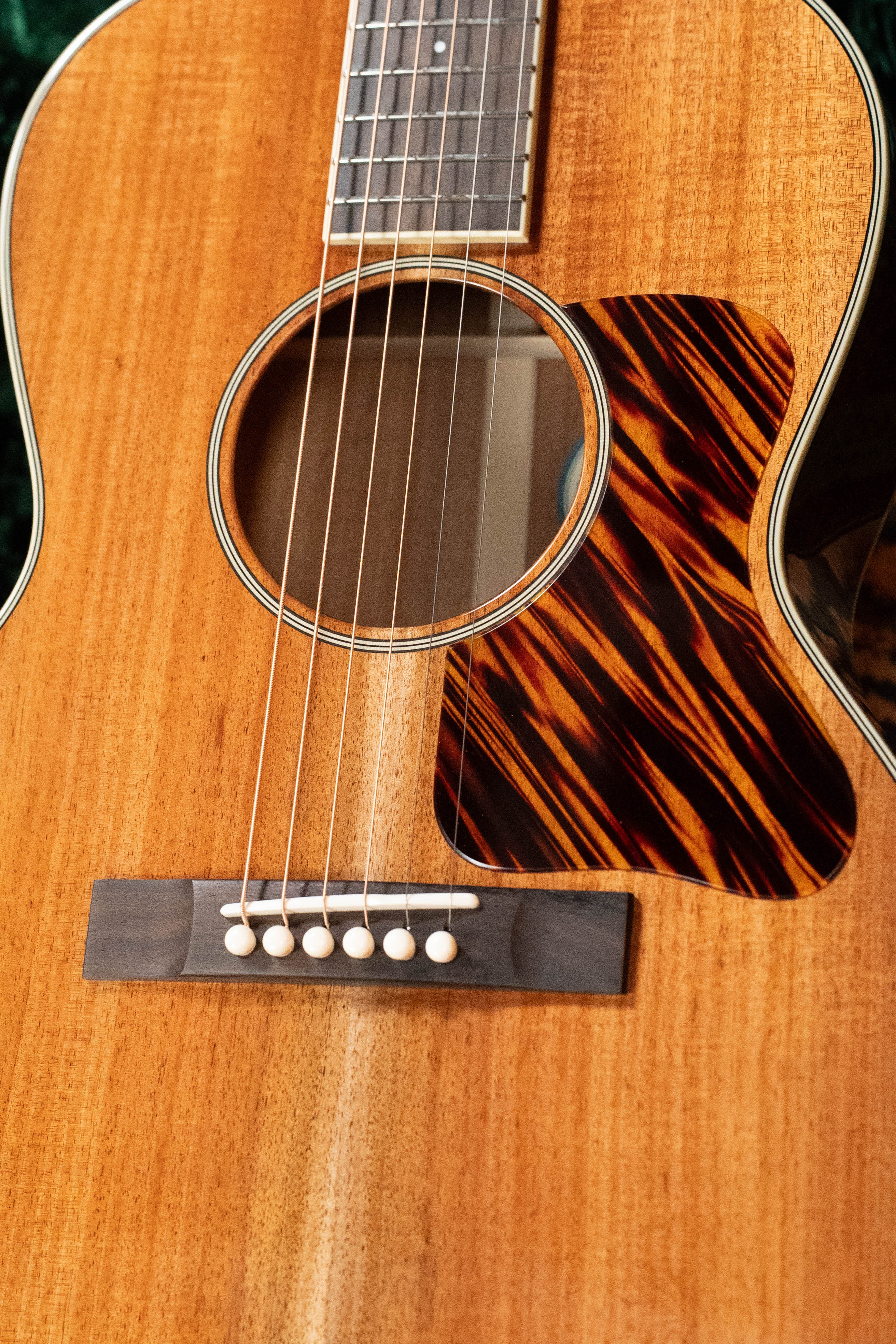 Bourgeois NAMM Launch Downeast Hawaiian Blues Series All Koa LDB Acoustic Guitar #1218