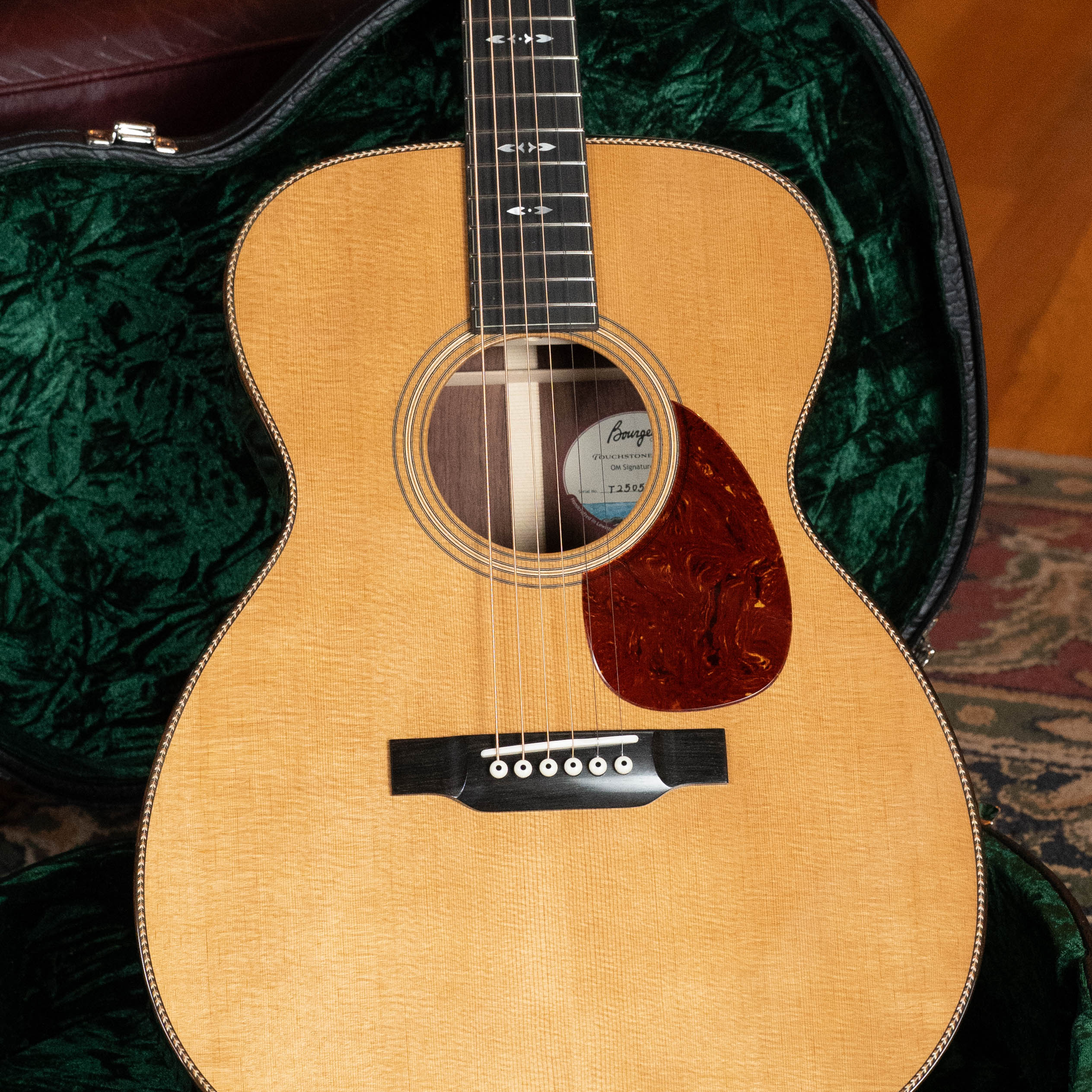 Bourgeois OM Touchstone Signature Torrefied Alaskan Sitka/Madagascar Rosewood Acoustic Guitar #5204