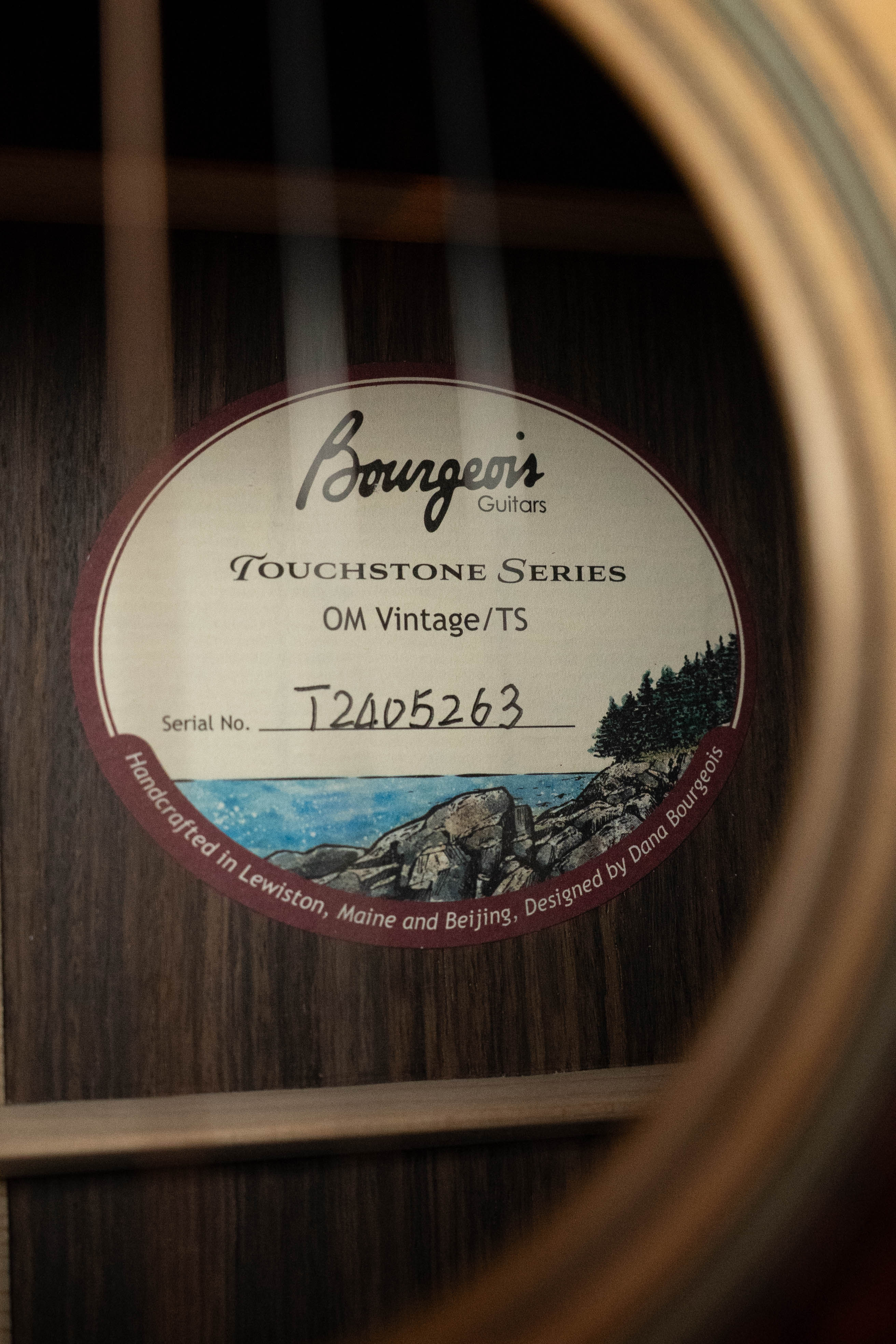 Bourgeois OM Vintage/TS Touchstone Series Orchestra Model Acoustic Guitar #5263