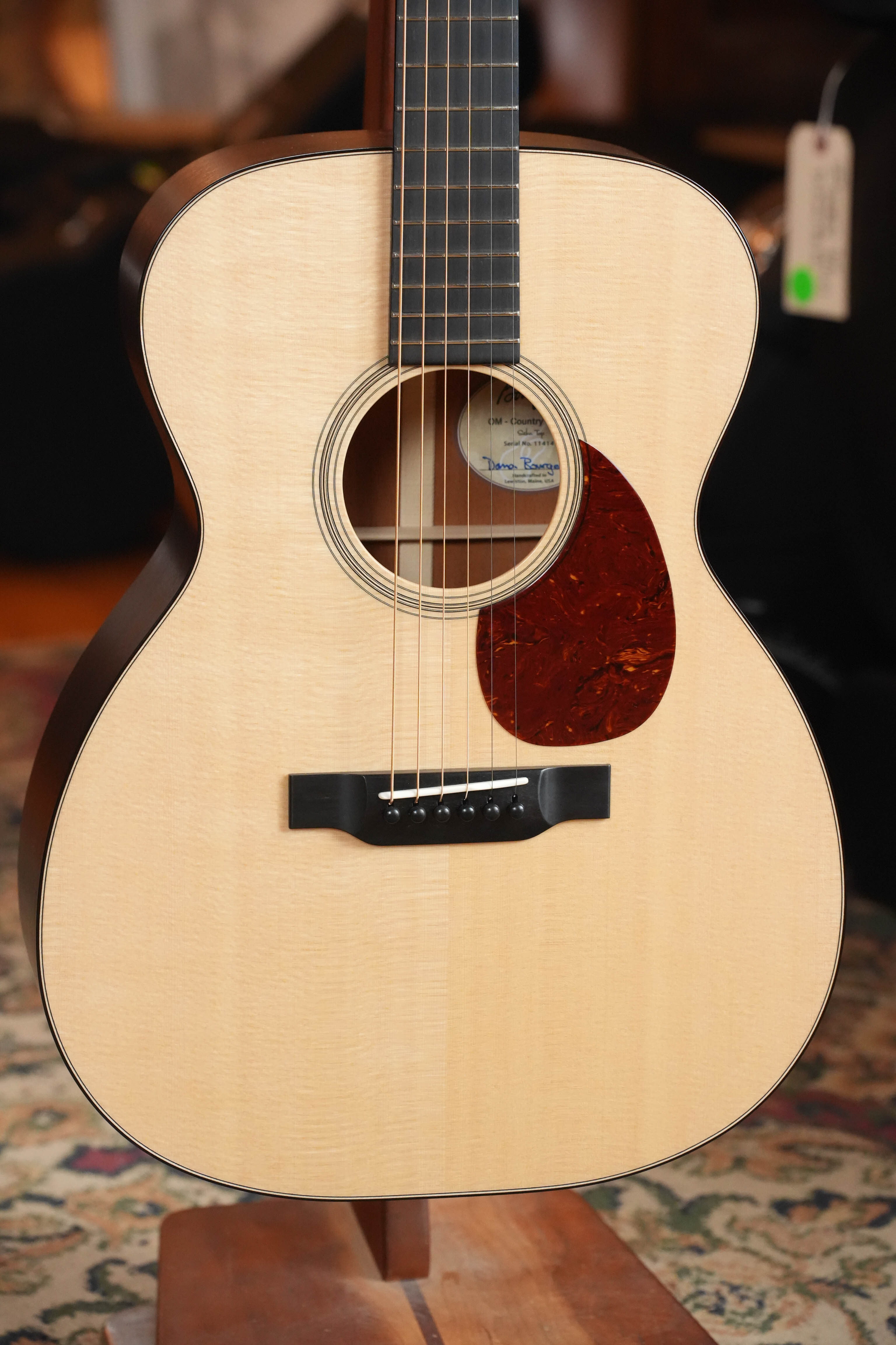Bourgeois Professional Series Country Boy Satin Sitka/Mahogany Satin OM Acoustic Guitar #1414