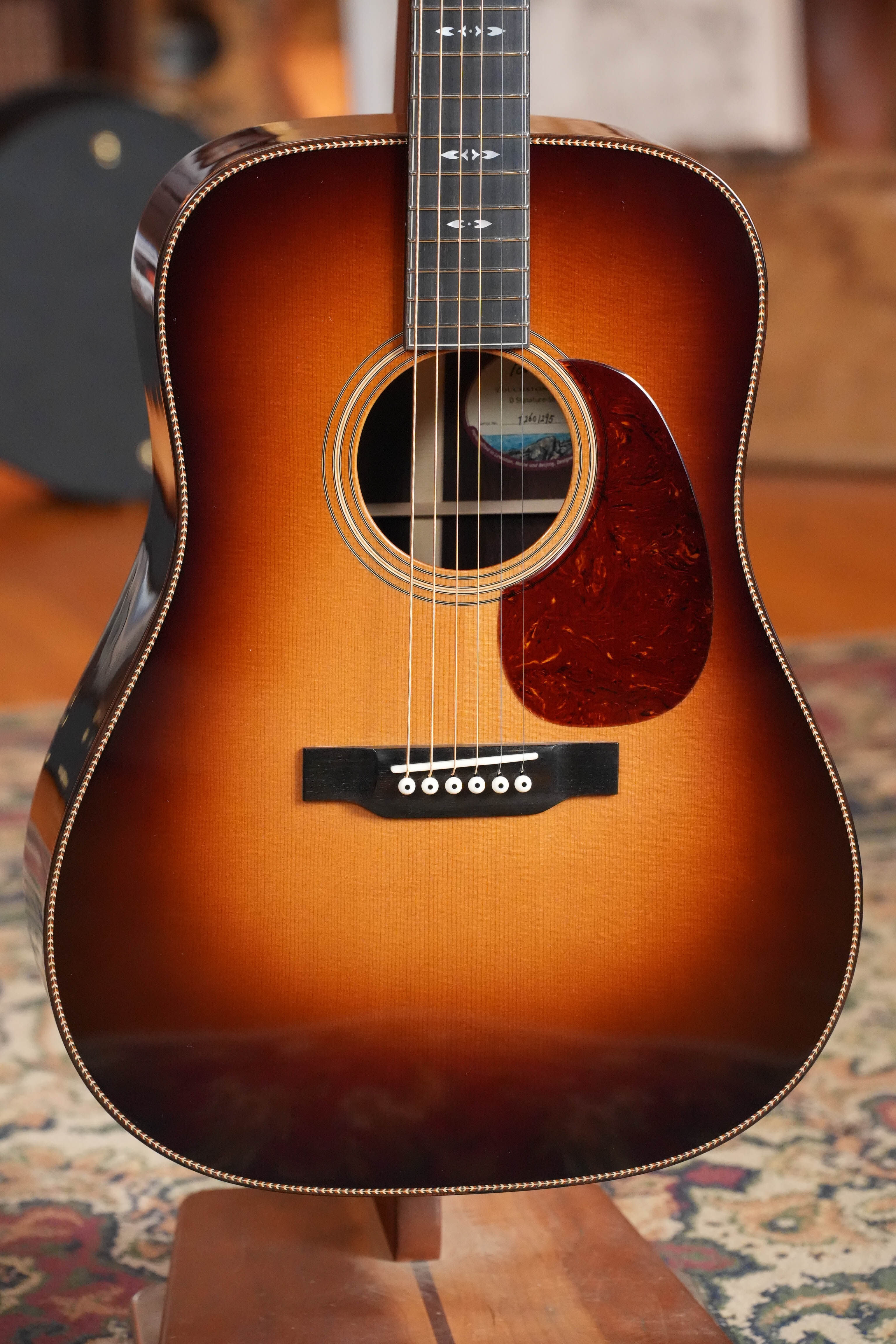 Bourgeois Signature Touchstone Series Spruce/Rosewood Sunburst Dreadnought Acoustic Guitar #1295