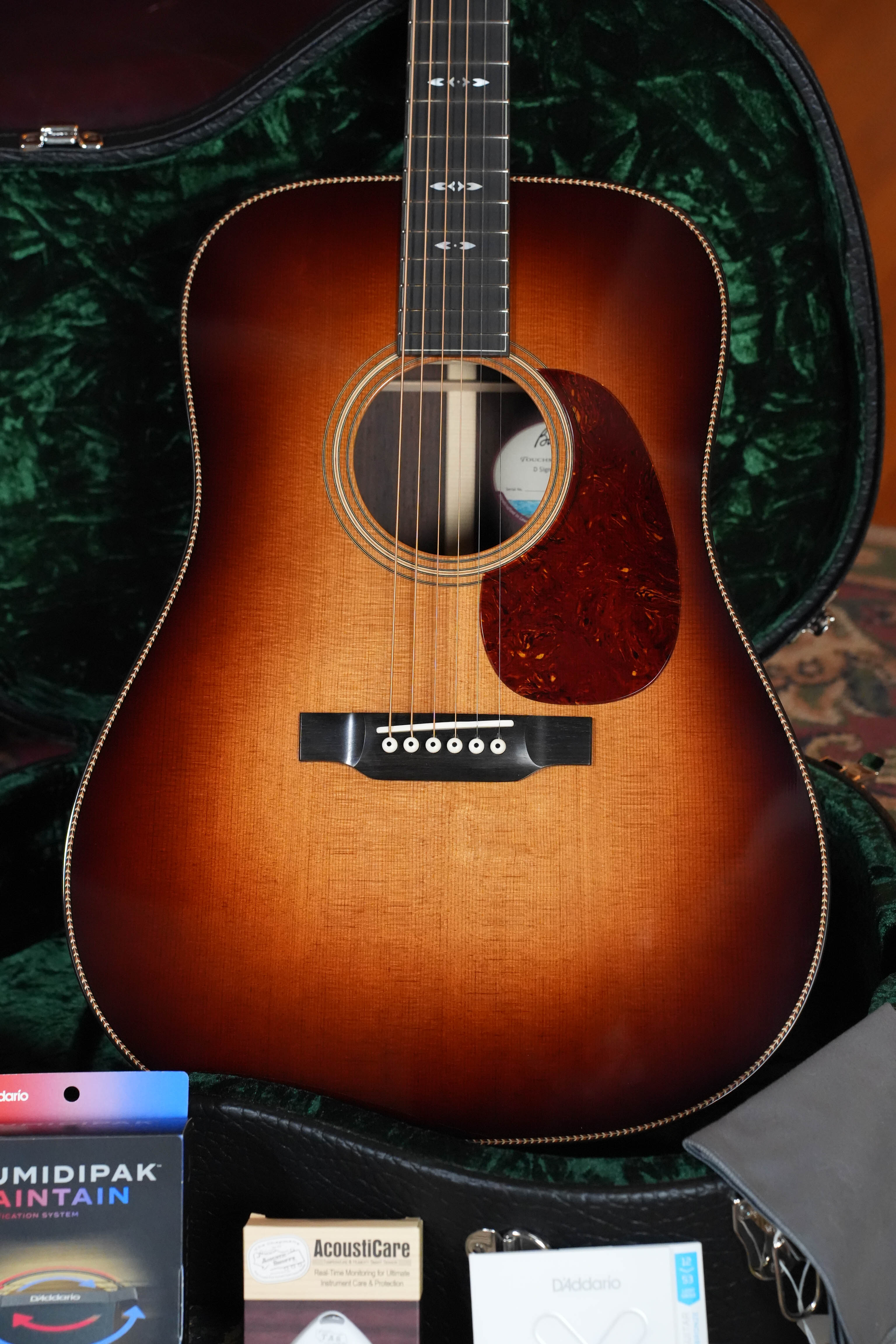 Bourgeois Signature Touchstone Series Spruce/Rosewood Sunburst Dreadnought Acoustic Guitar #1297