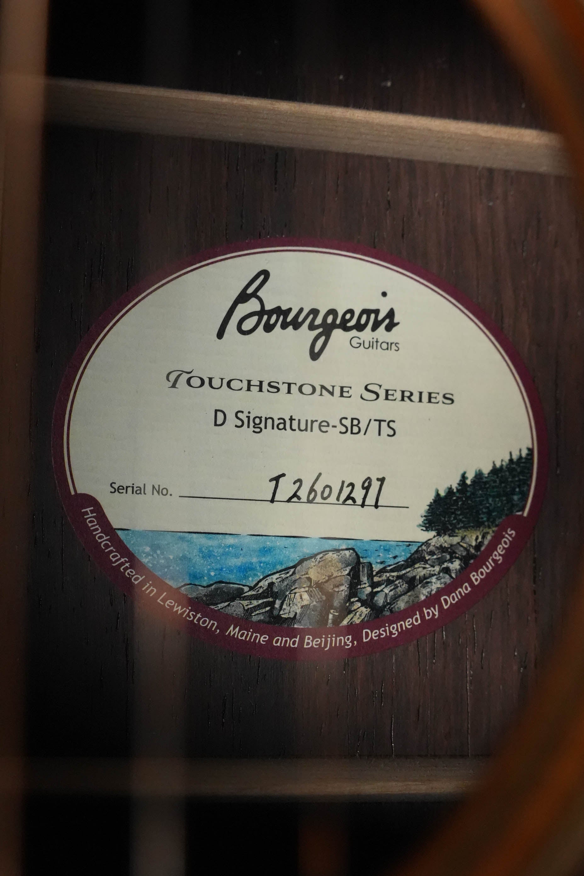 Bourgeois Signature Touchstone Series Spruce/Rosewood Sunburst Dreadnought Acoustic Guitar #1297