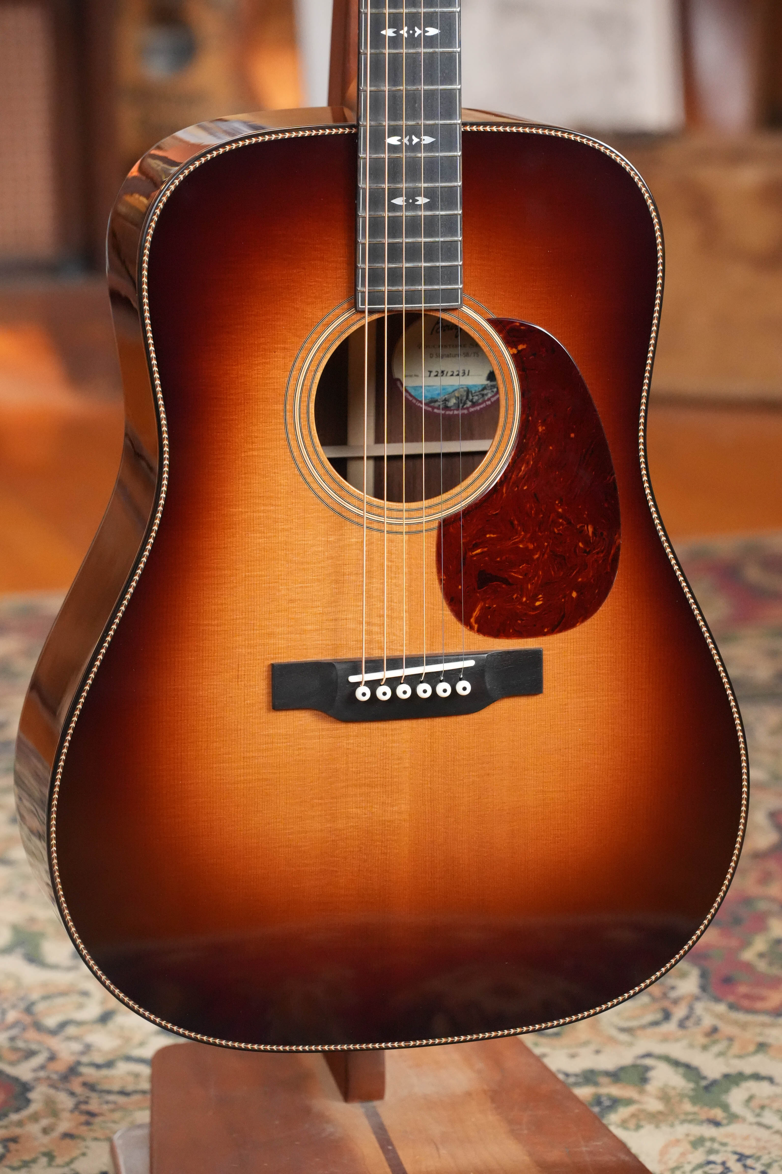 Bourgeois Signature Touchstone Series Spruce/Rosewood Sunburst Dreadnought Acoustic Guitar #2231