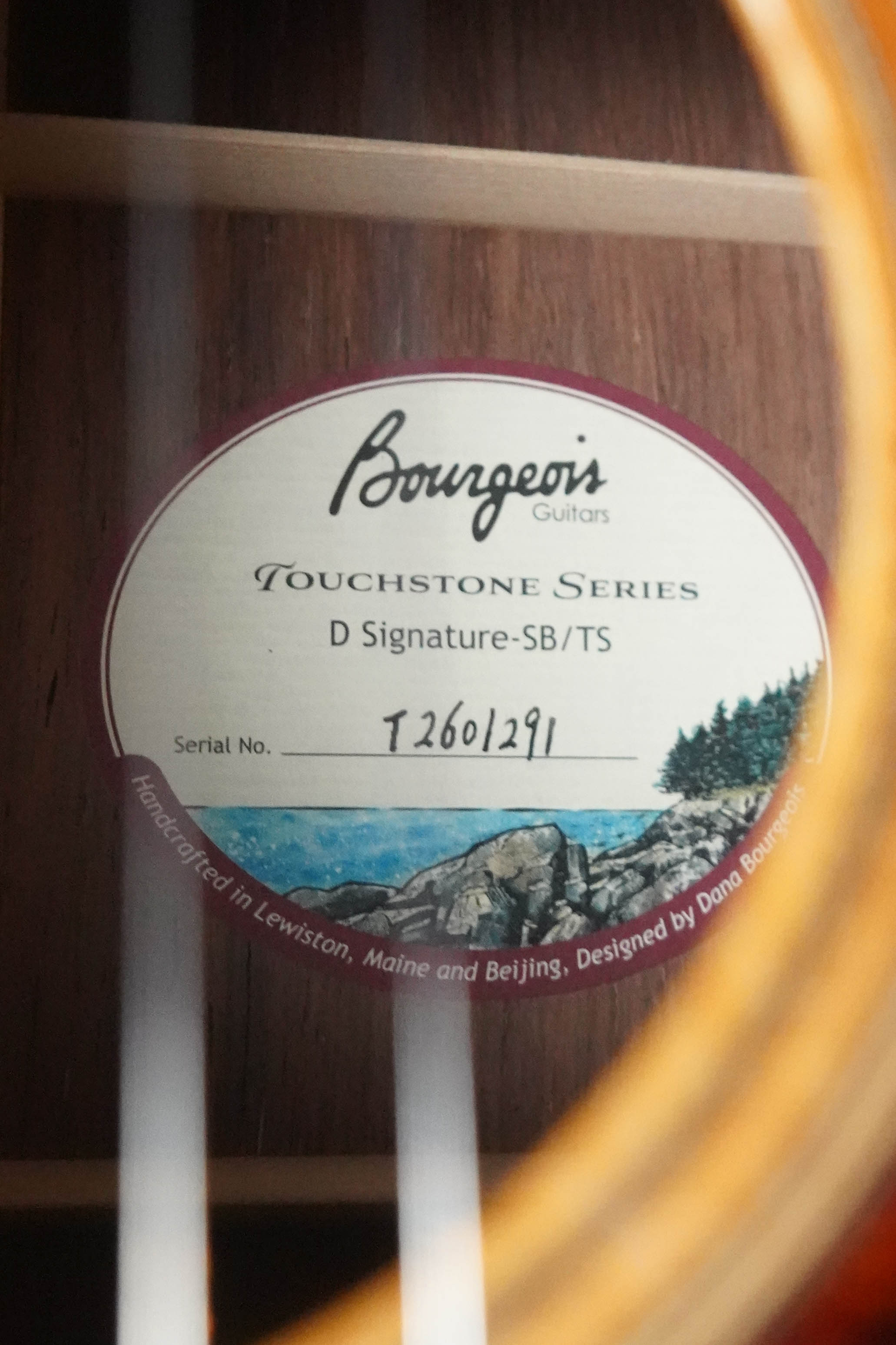 Bourgeois Signature Touchstone Series Sunburst Dreadnought Acoustic Guitar #1291