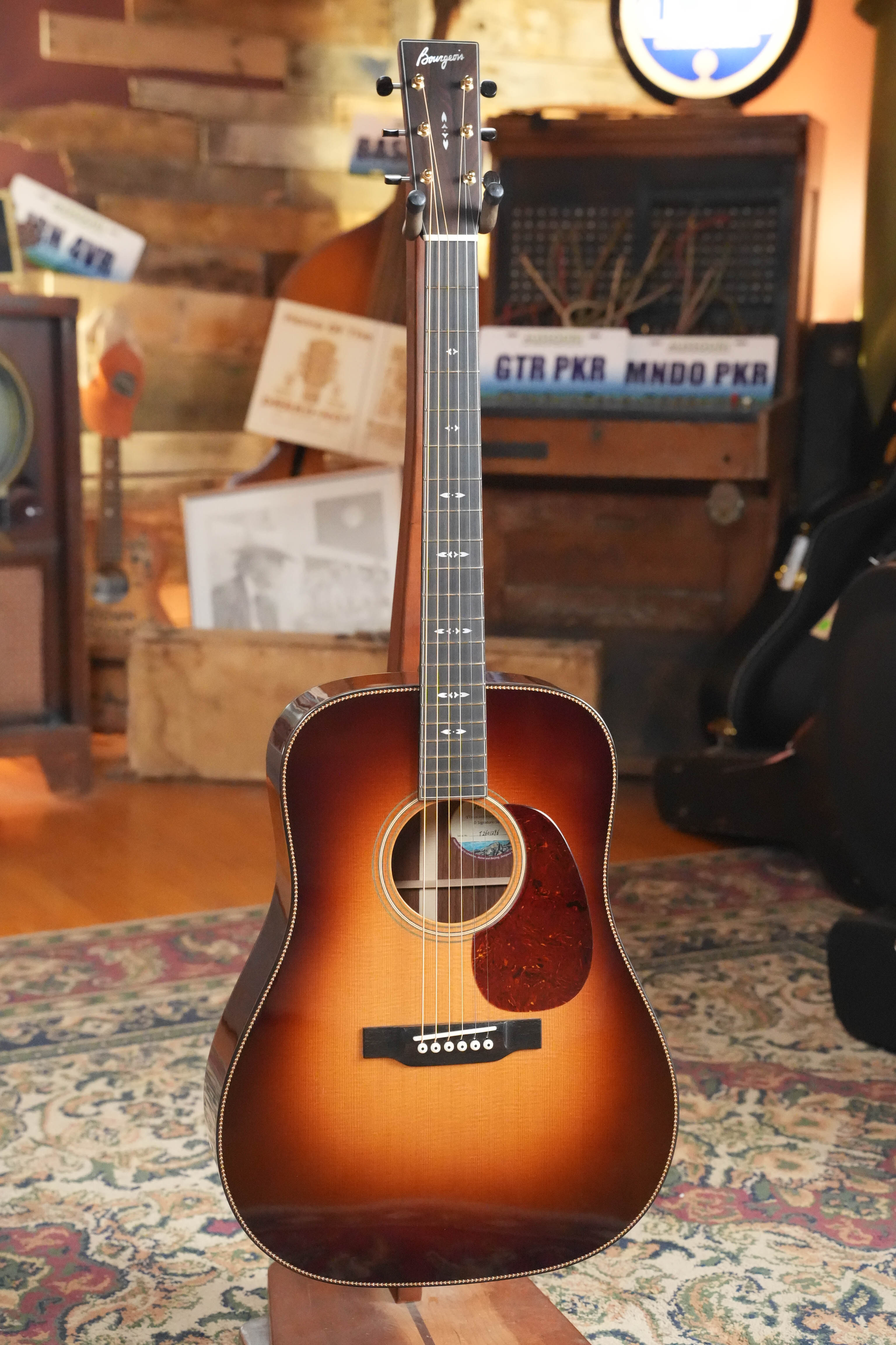 Bourgeois Signature Touchstone Series Sunburst Dreadnought Acoustic Guitar #1296