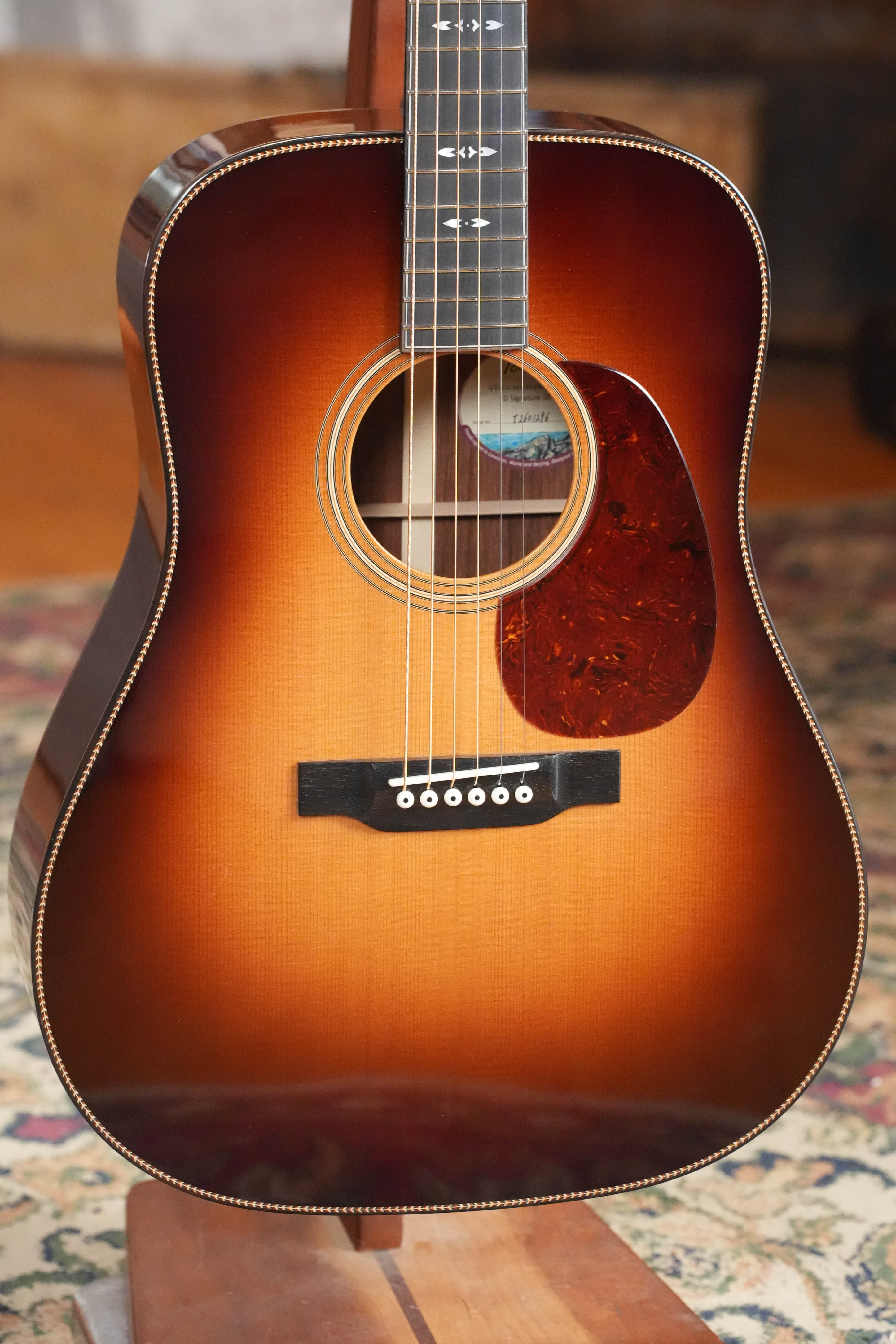 Bourgeois Signature Touchstone Series Sunburst Dreadnought Acoustic Guitar #1296