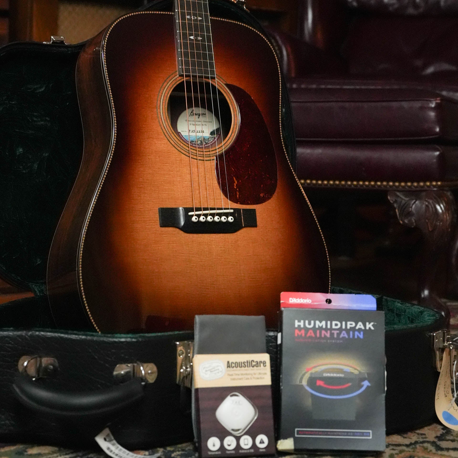 Bourgeois Signature Touchstone Series Sunburst Dreadnought Acoustic Guitar #2234