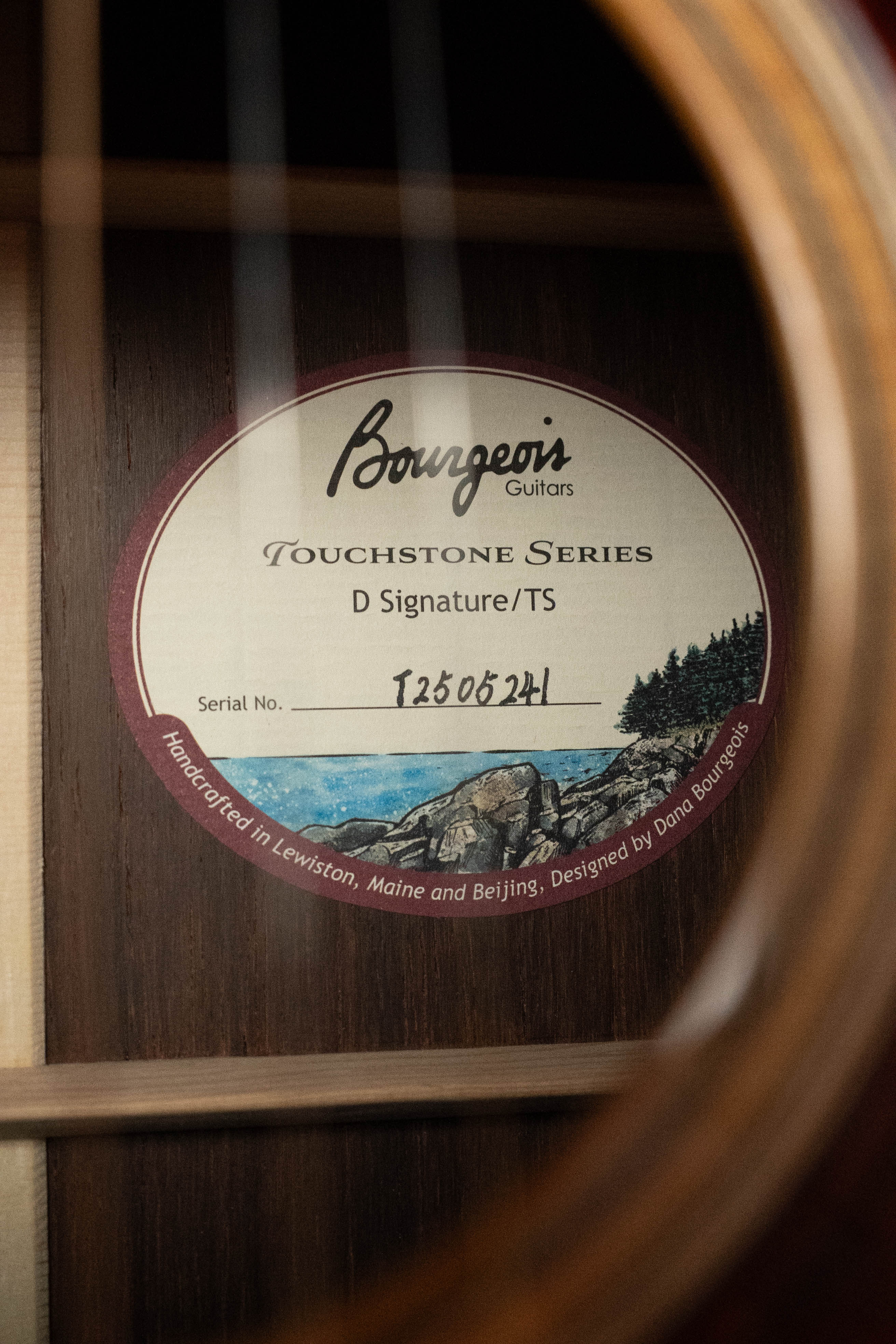 Bourgeois Signature Touchstone Series Torrefied Sitka/Mahogany Dreadnought Acoustic Guitar #5241