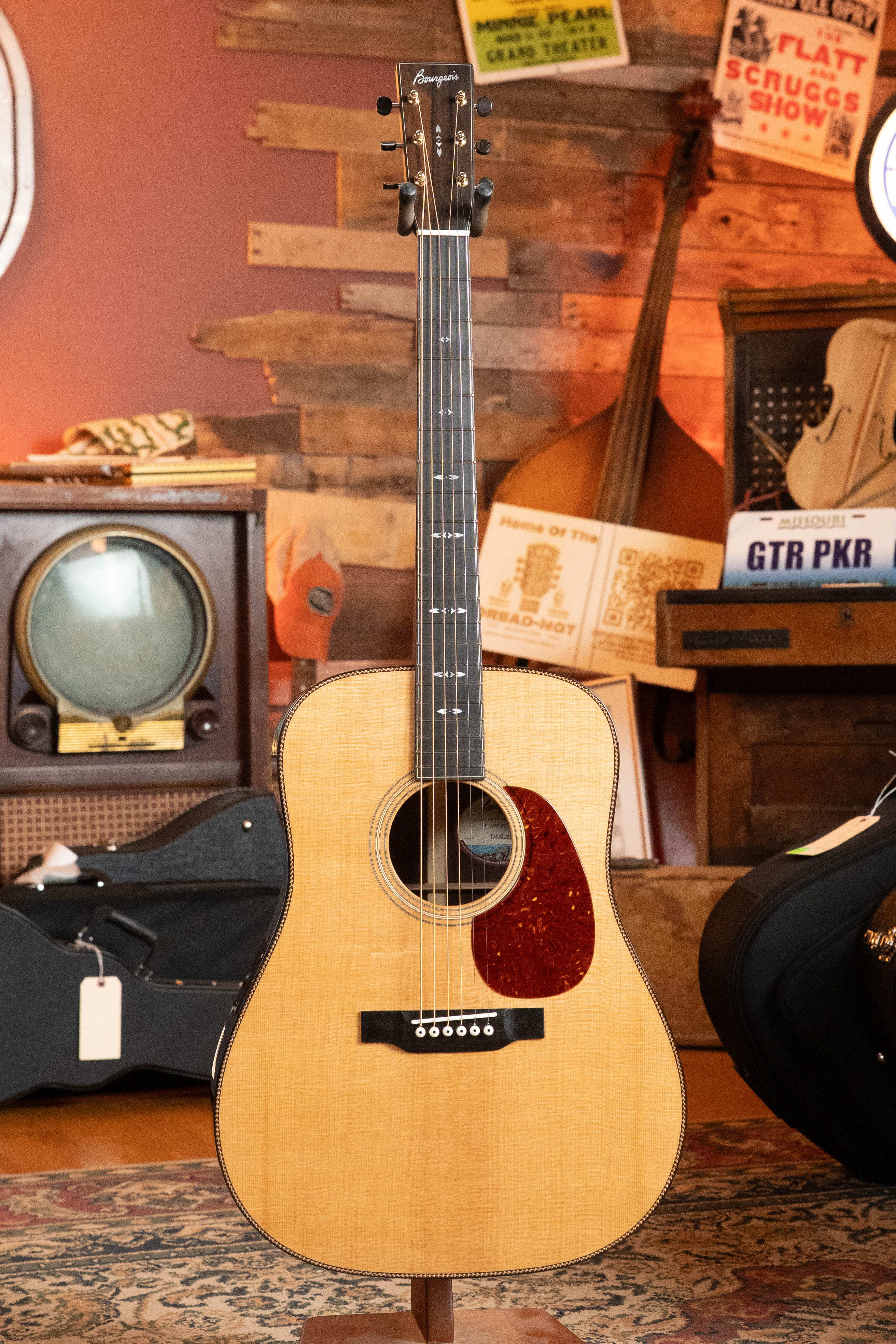 Bourgeois Signature Touchstone Series Torrefied Sitka/Mahogany Dreadnought Acoustic Guitar #5241