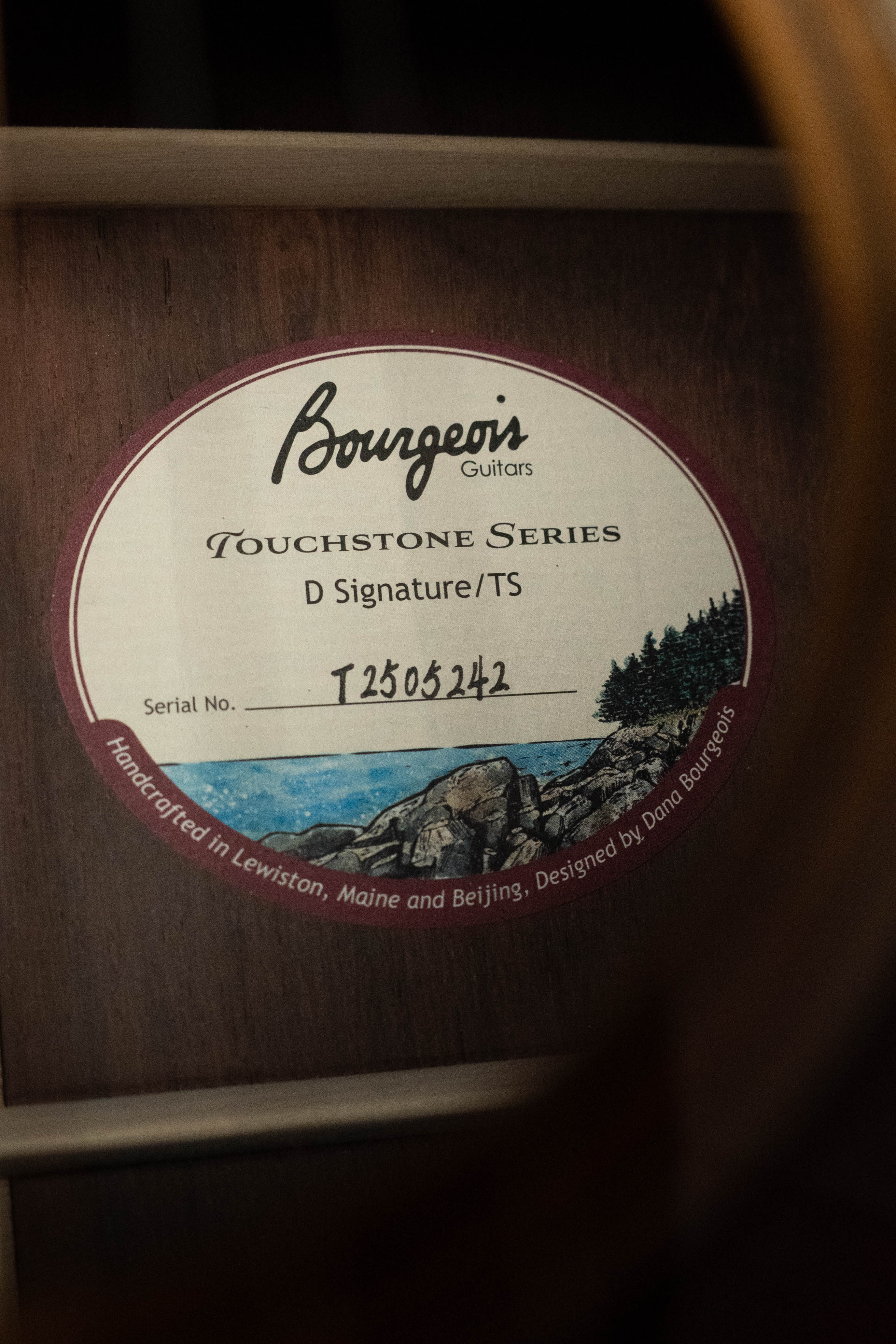 Bourgeois Signature Touchstone Series Torrefied Sitka/Mahogany Dreadnought Acoustic Guitar #5242