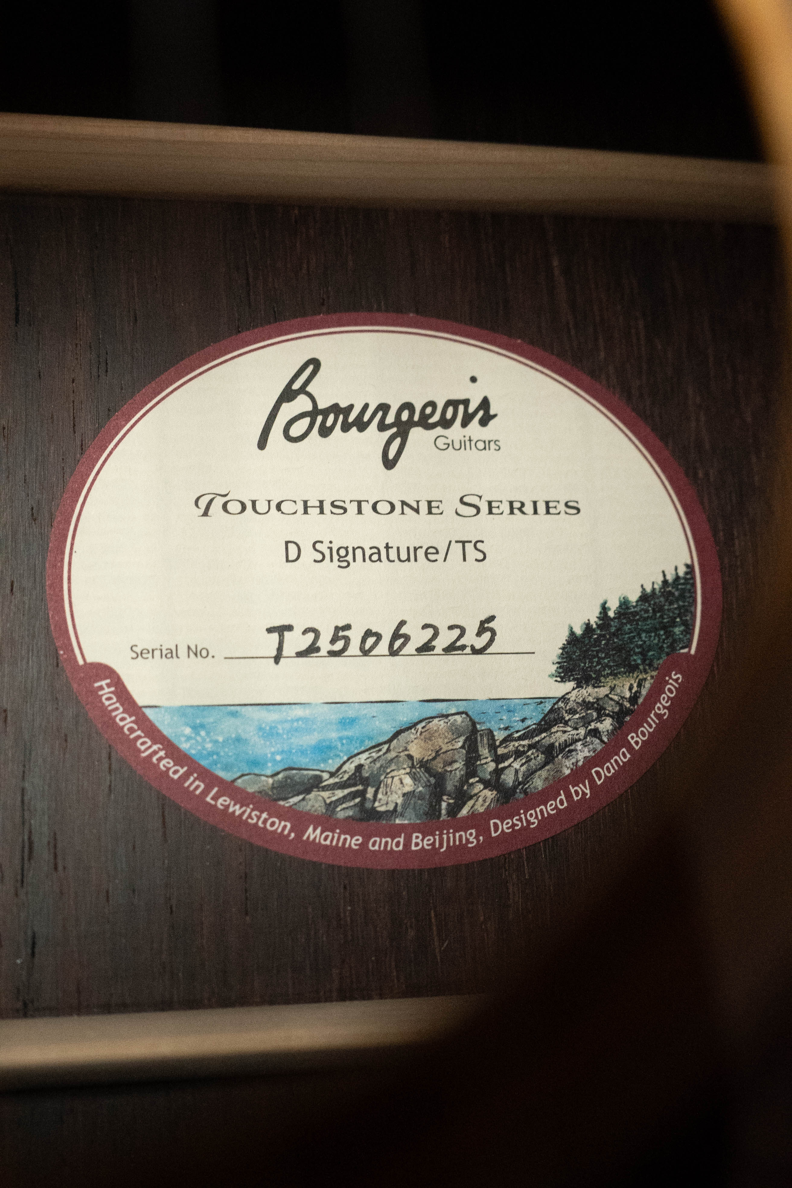 Bourgeois Signature Touchstone Series Torrefied Sitka/Mahogany Dreadnought Acoustic Guitar #6225