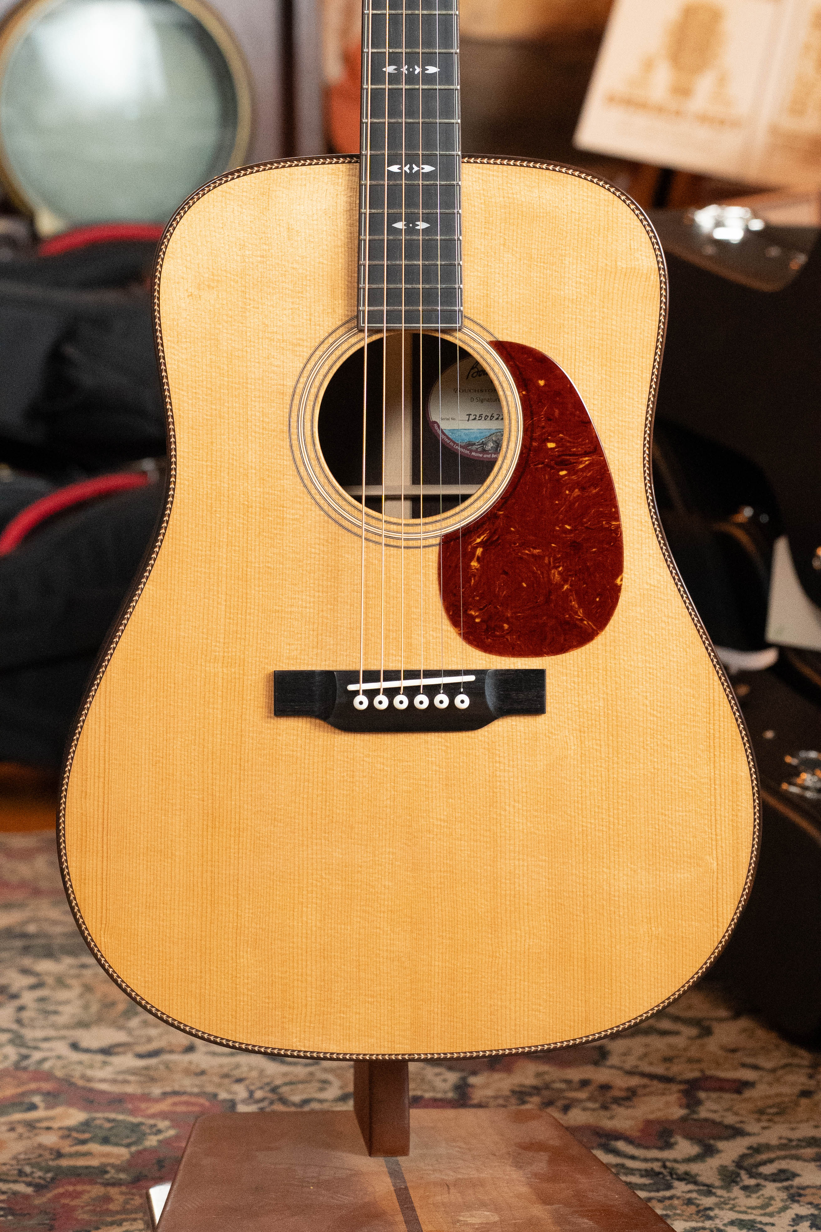 Bourgeois Signature Touchstone Series Torrefied Sitka/Mahogany Dreadnought Acoustic Guitar #6225