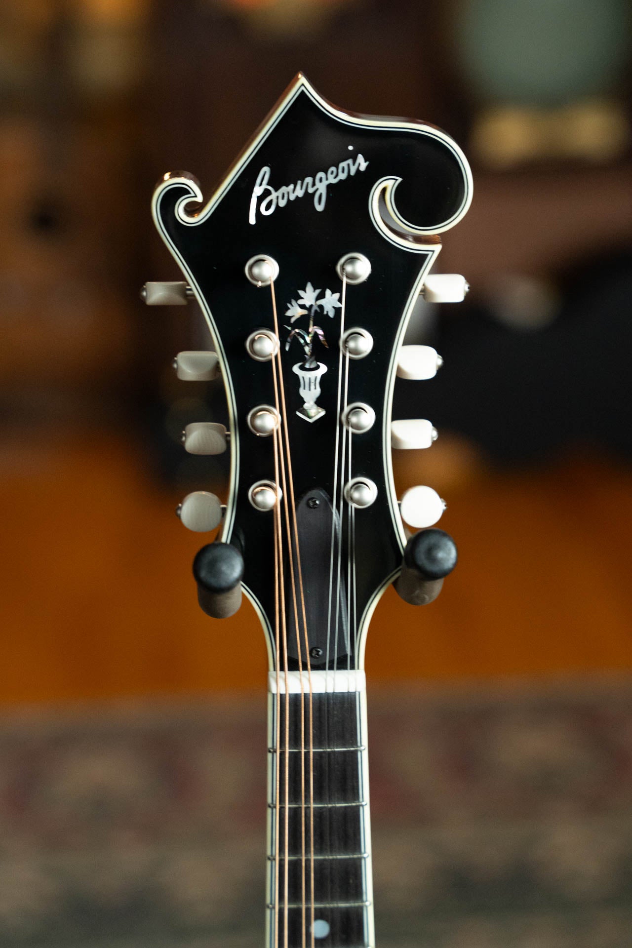 Bourgeois TAS Exclusive M5-F-CR Aged-Tone Adirondack/Maple Cordovan Red F-Style Mandolin #2140